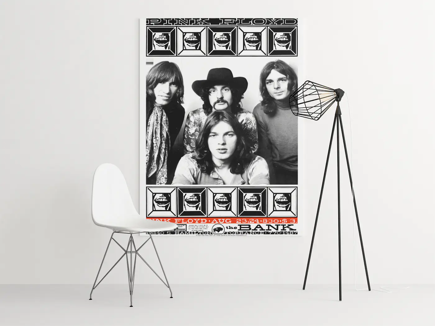 Pink Floyd Wall Art | 1968 The Bank Torrance CA Concert Pink Floyd ...