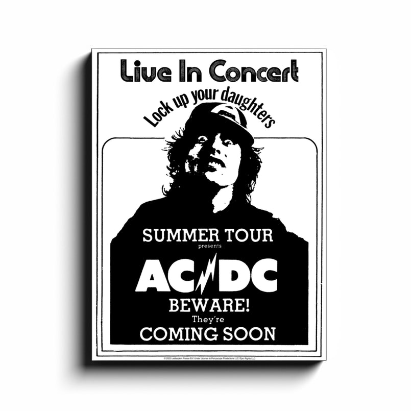 AC/DC Wall Art | The Sounds Lock Up Your Daughter Summer Tour Canvas Wrap