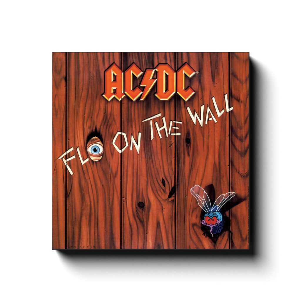 AC/DC Wall Art | Fly On The Wall Album Cover Canvas Wrap
