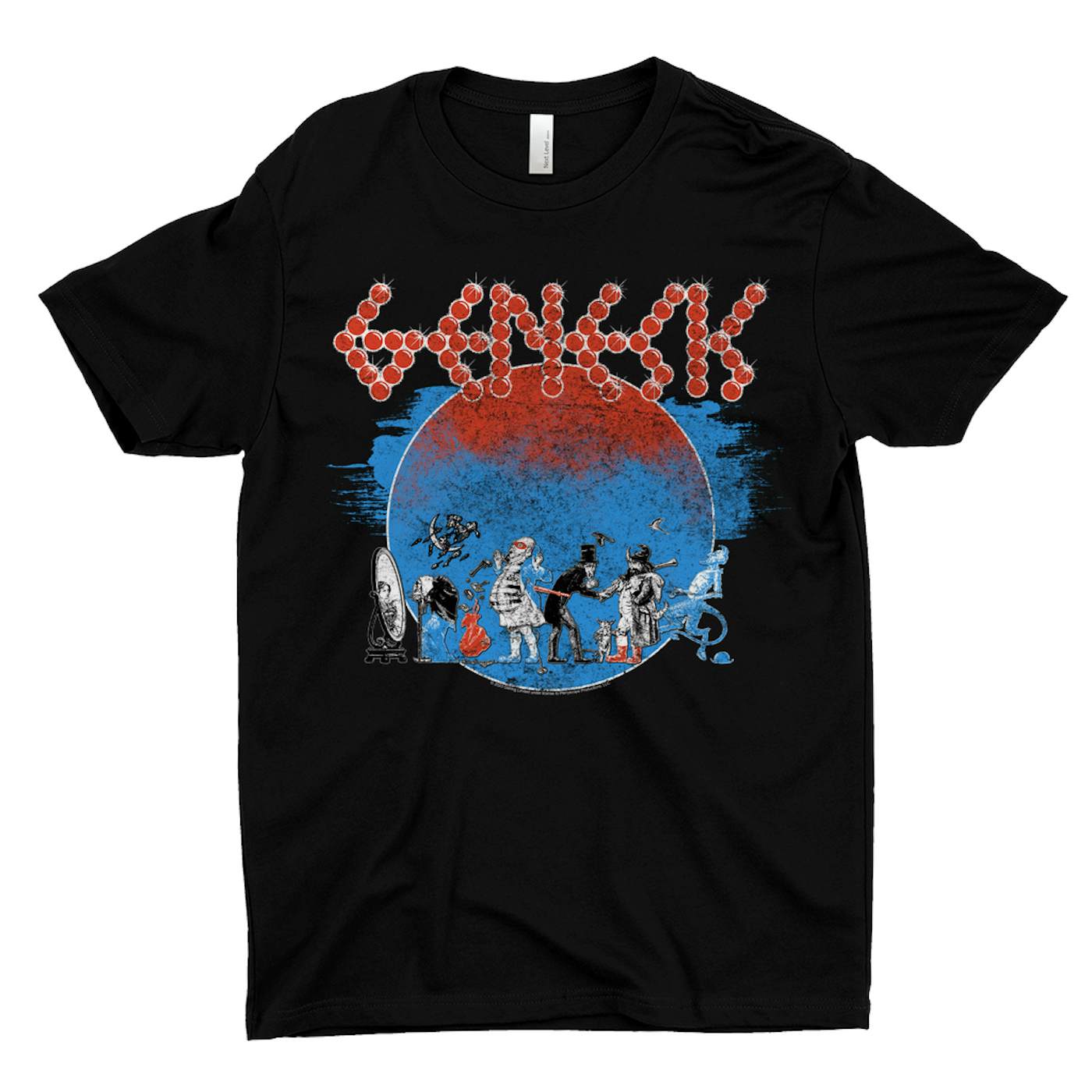 Genesis T-Shirt | Retro Album Artwork Design Distressed Genesis Shirt
