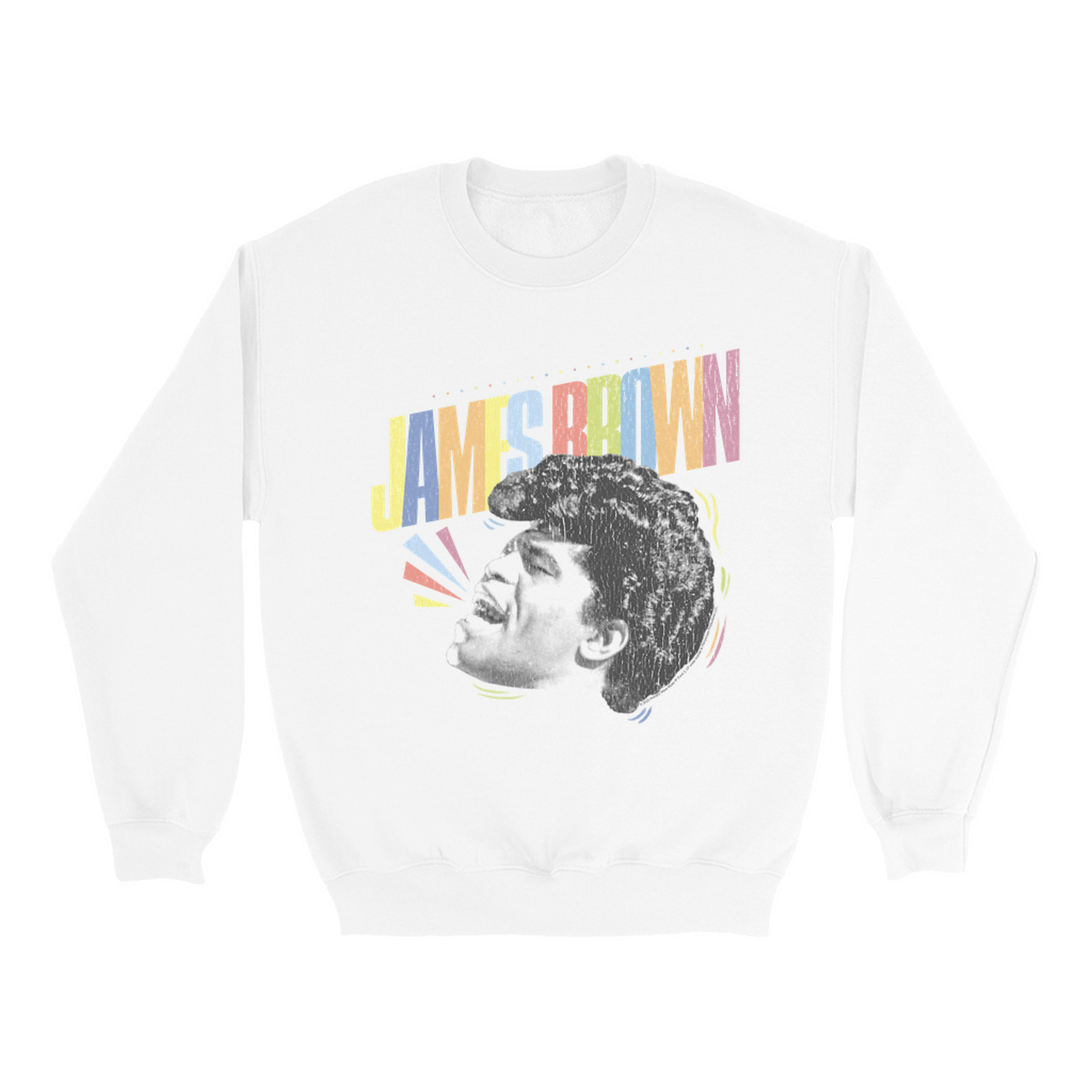 James Brown Sweatshirt | Say It Loud Pastel Colorful Design James