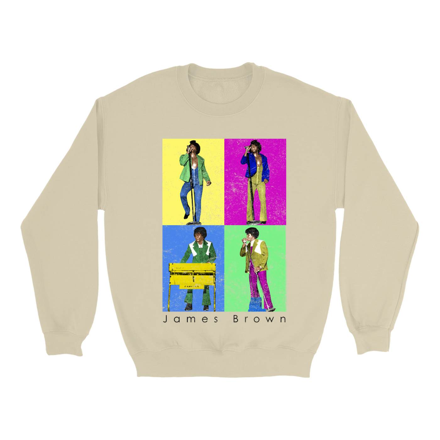 James Brown Sweatshirt | Pop Art Sex Machine Dance Moves James Brown Sweatshirt