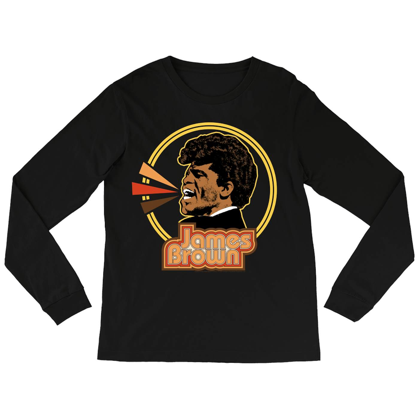 James Brown Long Sleeve Shirt | Posterized Say It Loud James Brown Shirt