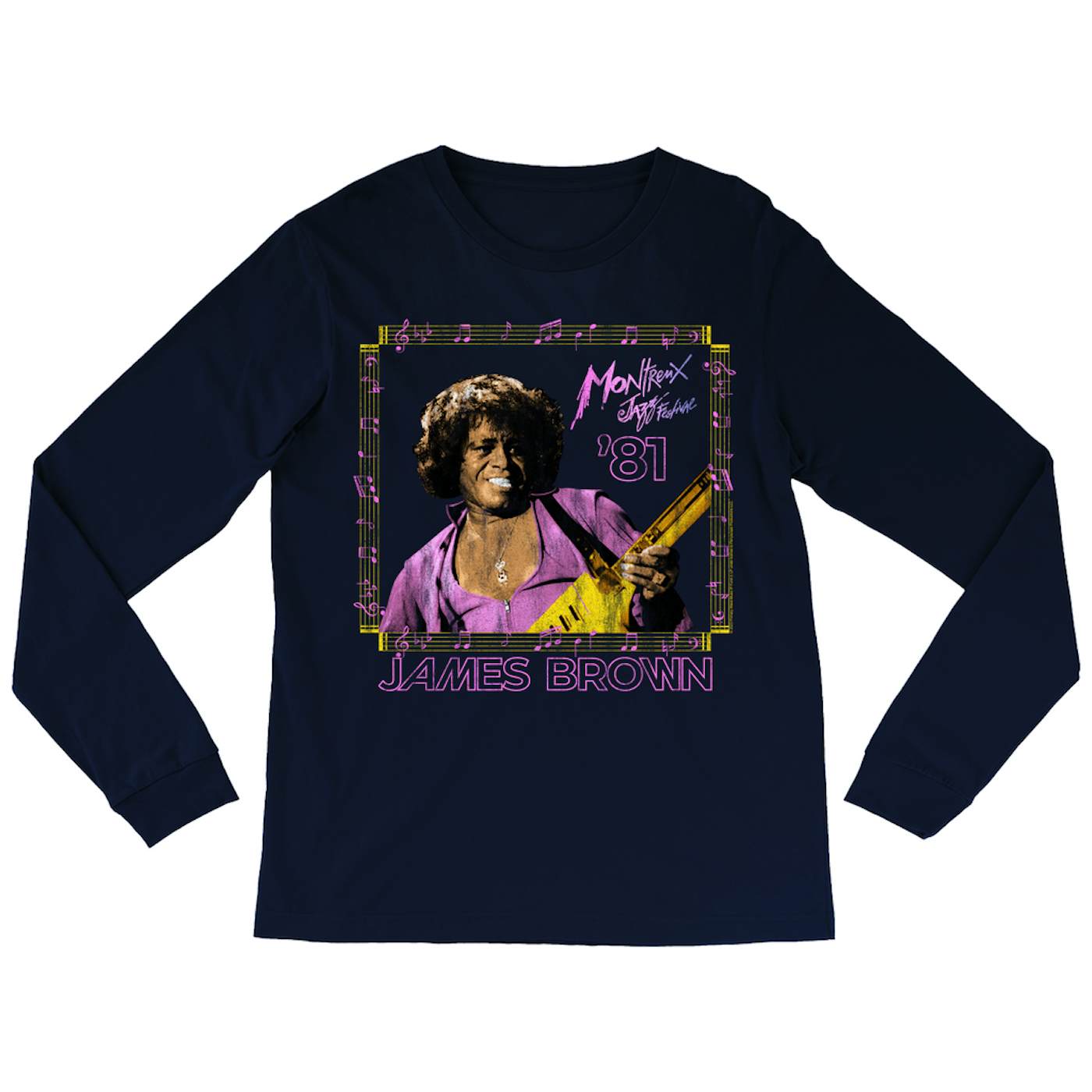 James Brown Long Sleeve Shirt | Montreux Jazz Festival 1981 James Brown Shirt