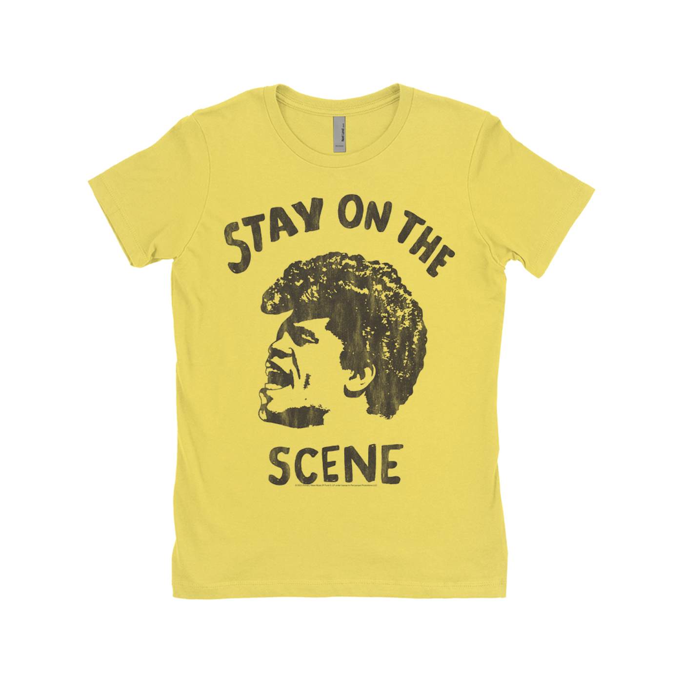 James Brown Ladies' Boyfriend T-Shirt | Stay On The Scene Sketch James Brown Shirt