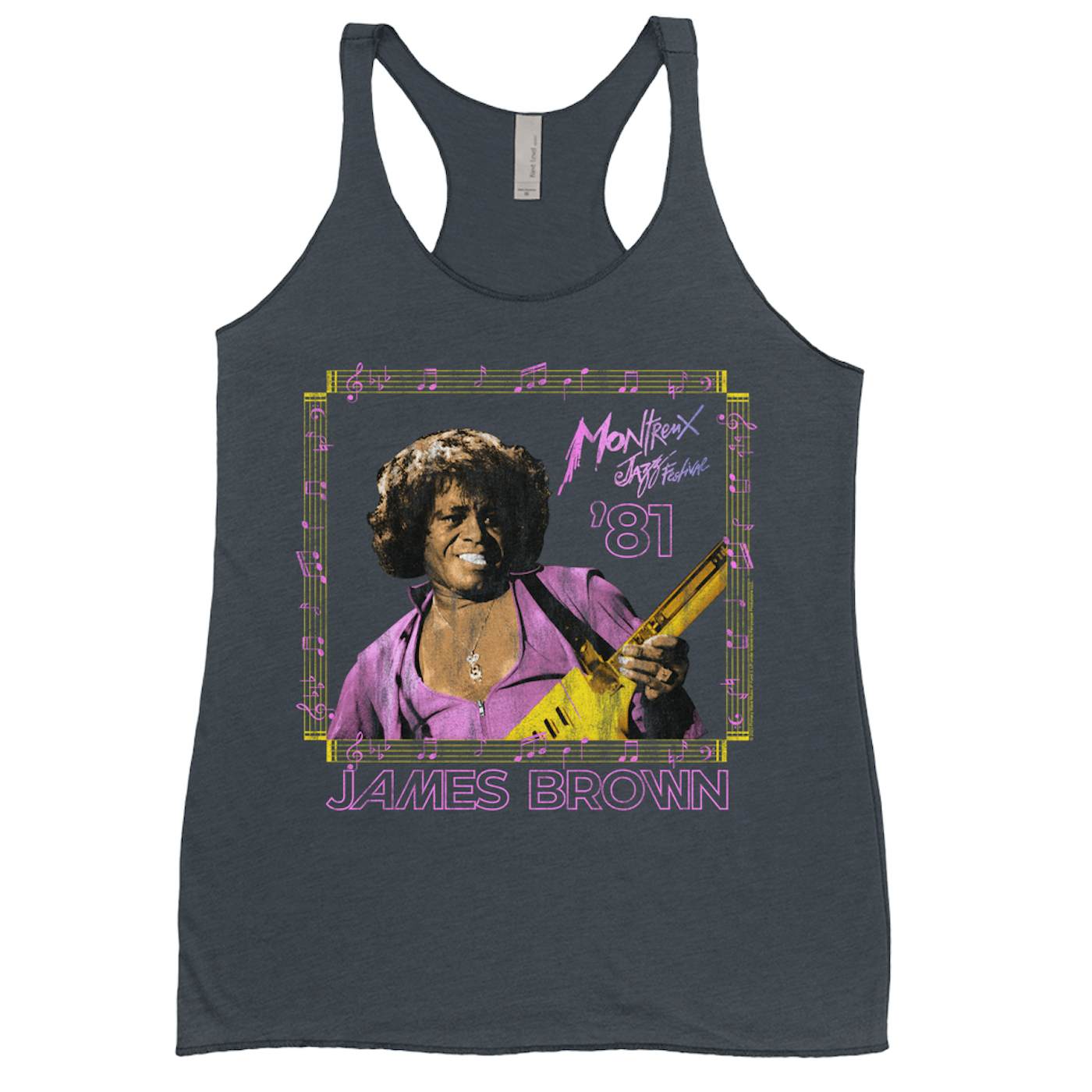 James Brown Ladies' Tank Top | Montreux Jazz Festival 1981 James Brown Shirt