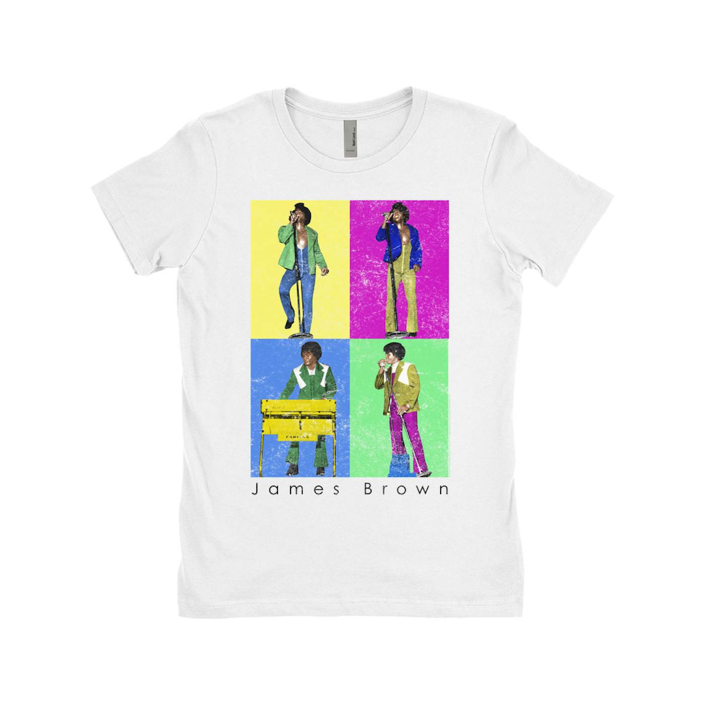 James Brown Ladies' Boyfriend T-Shirt | Pop Art Sex Machine Dance Moves James Brown Shirt