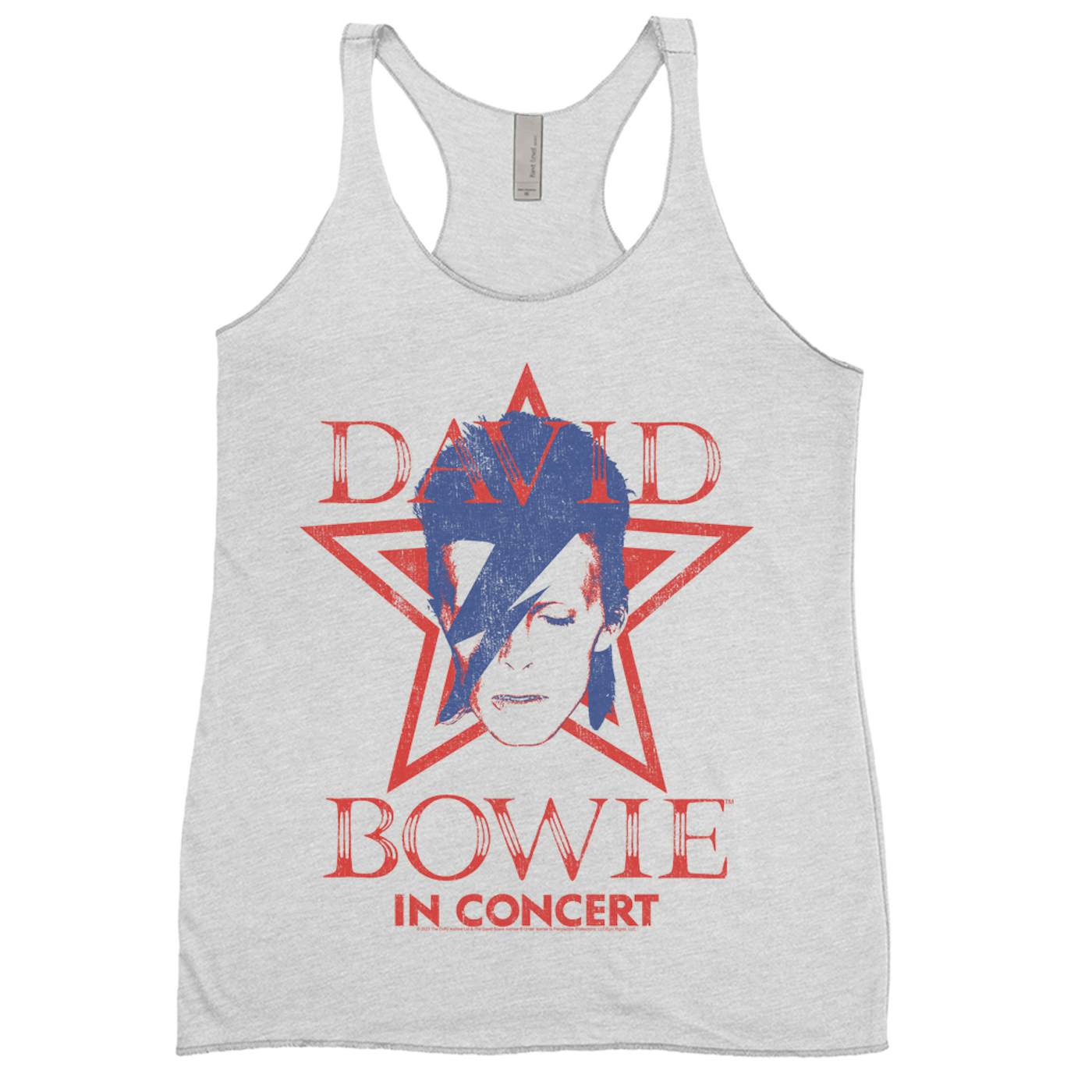 David Bowie Ladies' Tank Top | Aladdin Sane Star Power David Bowie Shirt