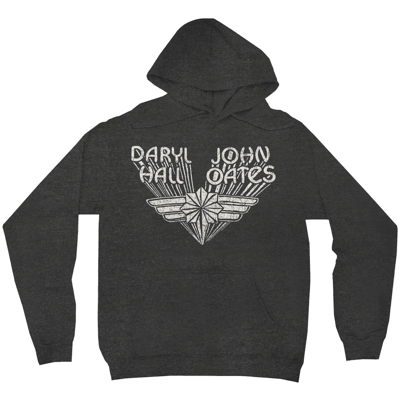 Daryl Hall & John Oates Hoodie | White Wings Logo Distressed Hall & Oates Hoodie