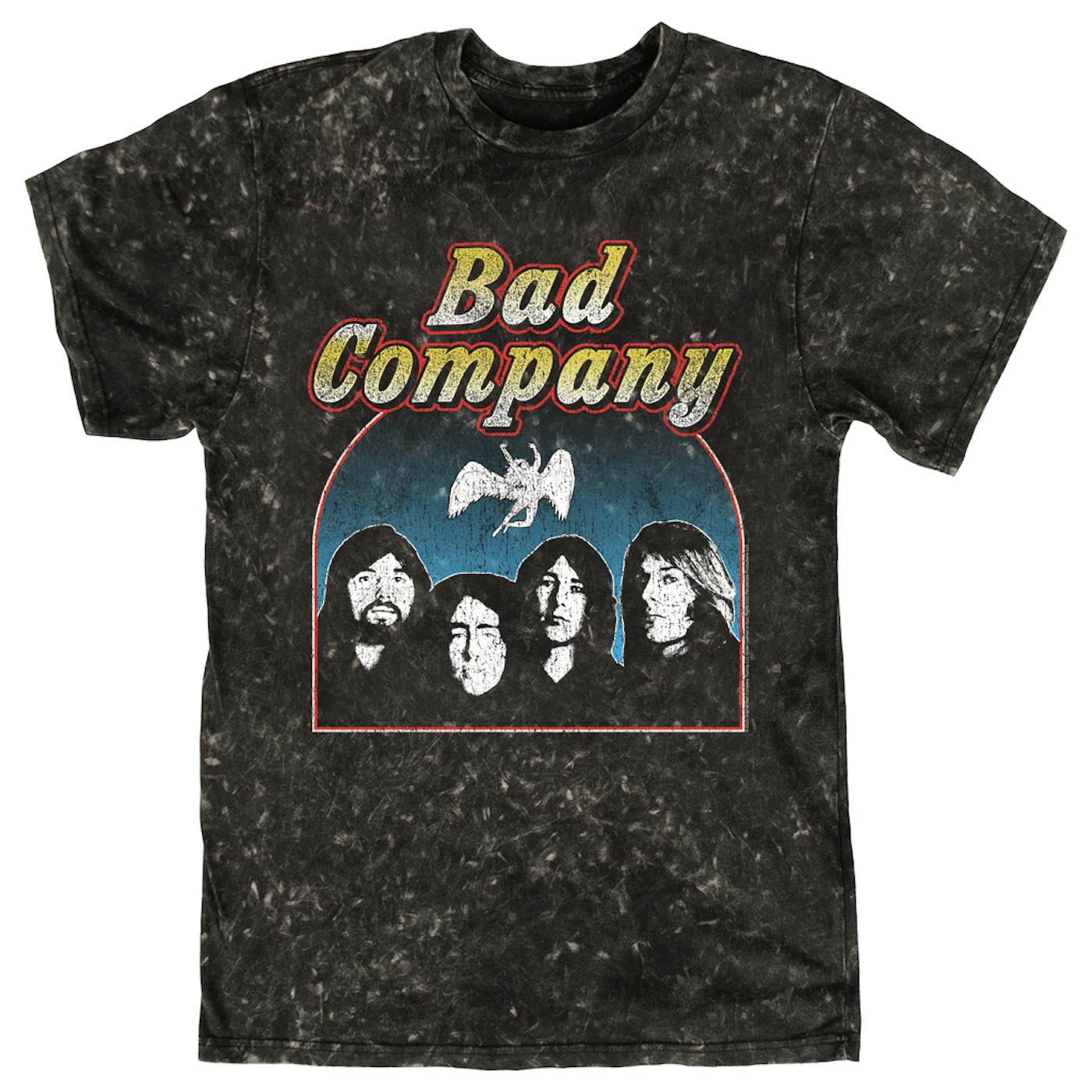 Bad Company T-shirt | Desolation Angels Design (Merchbar Exclusive) Bad  Company Mineral Wash Shirt