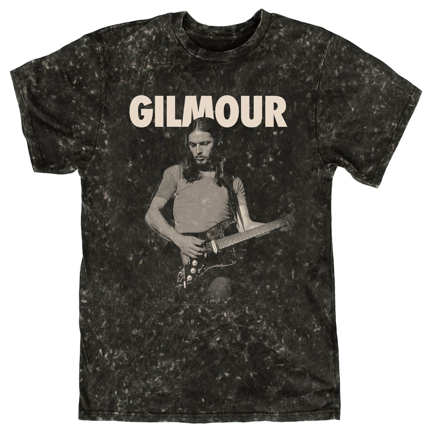 David Gilmour T-shirt | Young David Gilmour an Bold Logo David Gilmour Mineral Wash Shirt