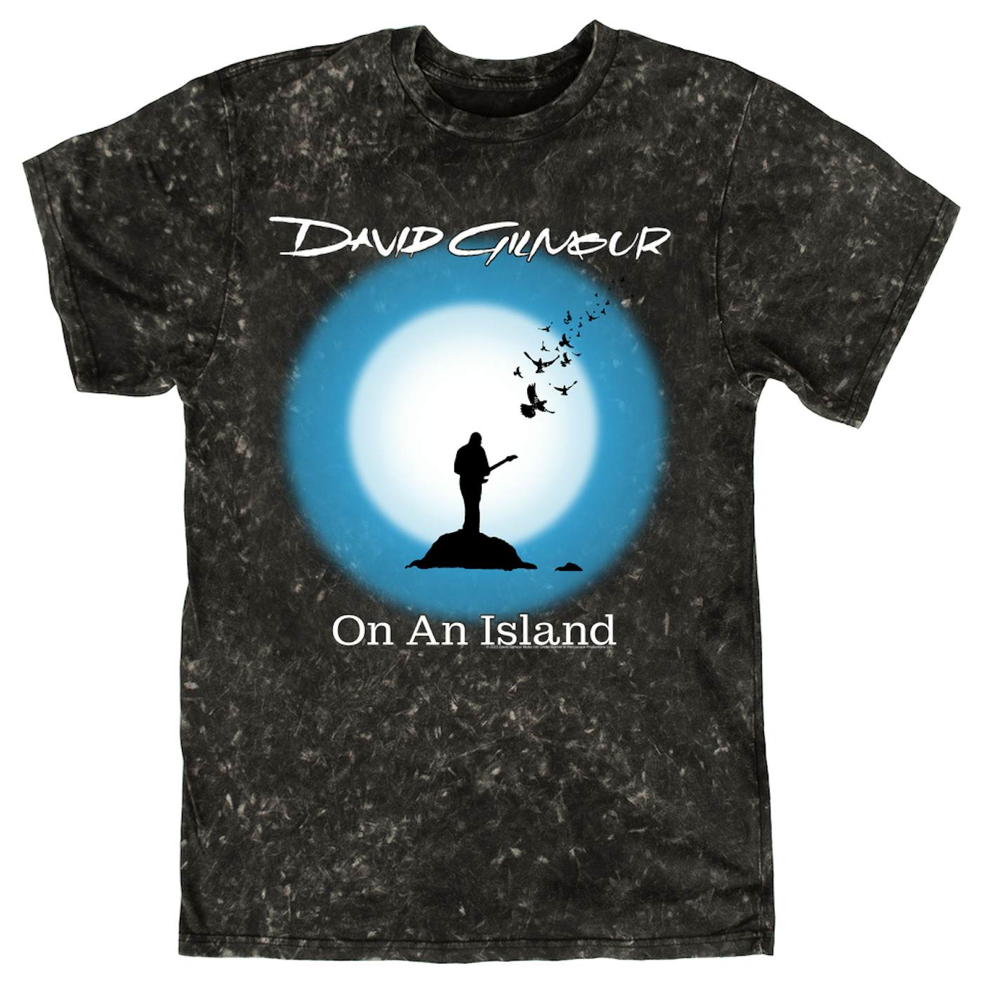 David Gilmour T-shirt | On An Island Album Design David Gilmour Mineral Wash Shirt