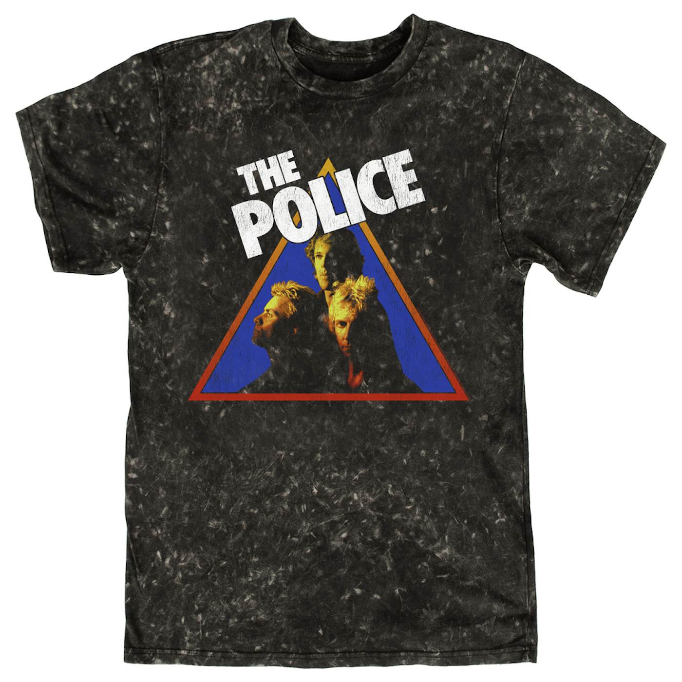 The Police T-shirt | Retro Zenyatta Mondatta Image Distressed (Merchbar Exclusive) The Police Mineral Wash Shirt