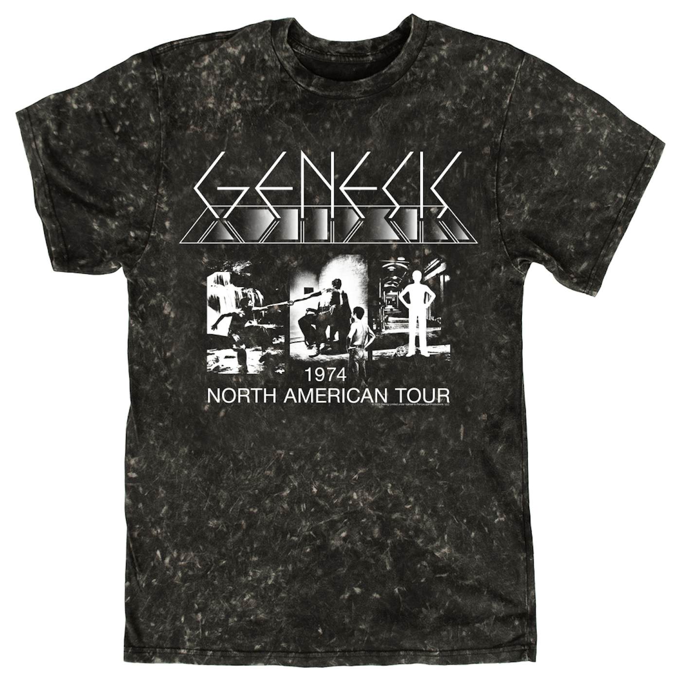 Genesis T-shirt | 1974 North American Tour Genesis Mineral Wash Shirt