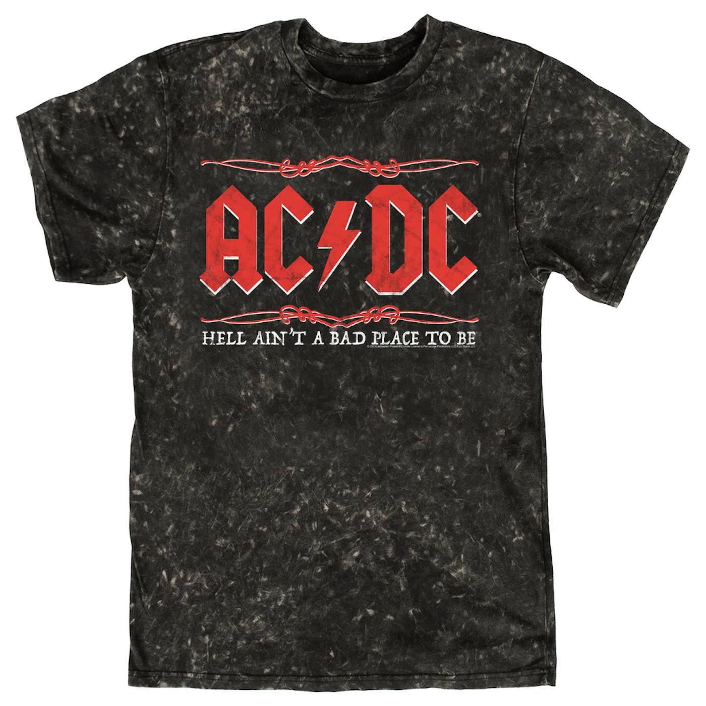 AC/DC T-shirt | Hell Ain't A Bad Place To Be Mineral Wash Shirt