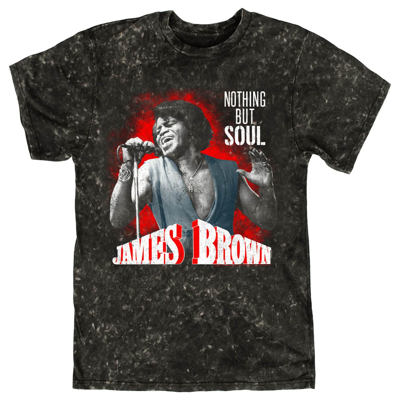 James Brown T-shirt | Nothing But Soul James Brown Mineral Wash Shirt