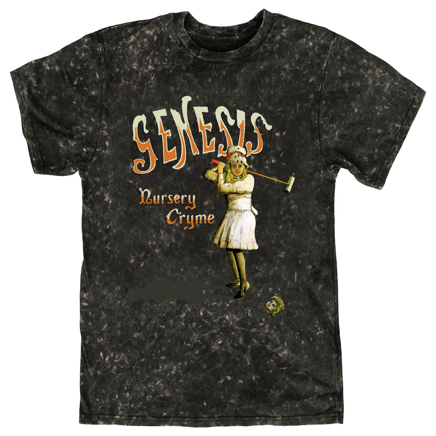 Genesis T-shirt | Nursery Cryme Album Genesis Mineral Wash Shirt