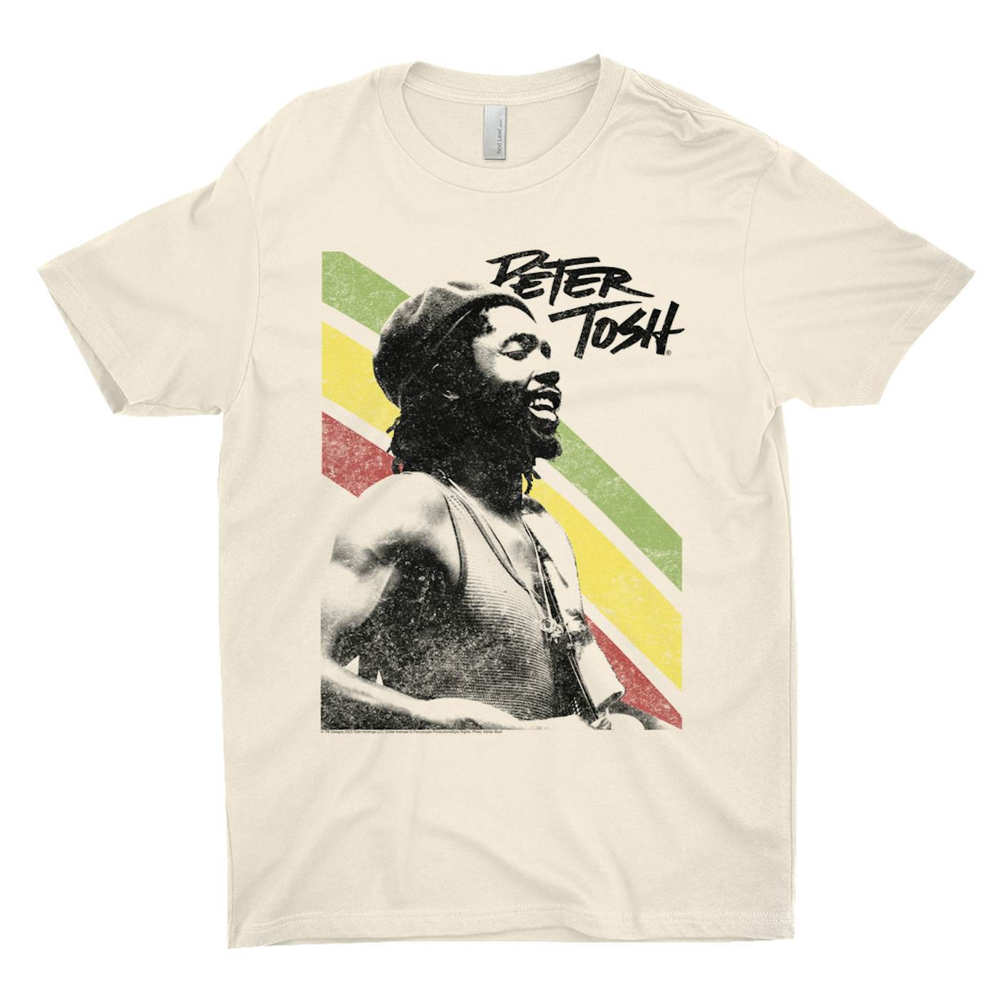 Peter Tosh T-Shirt | Traditional Rasta Stripes Peter Tosh Shirt