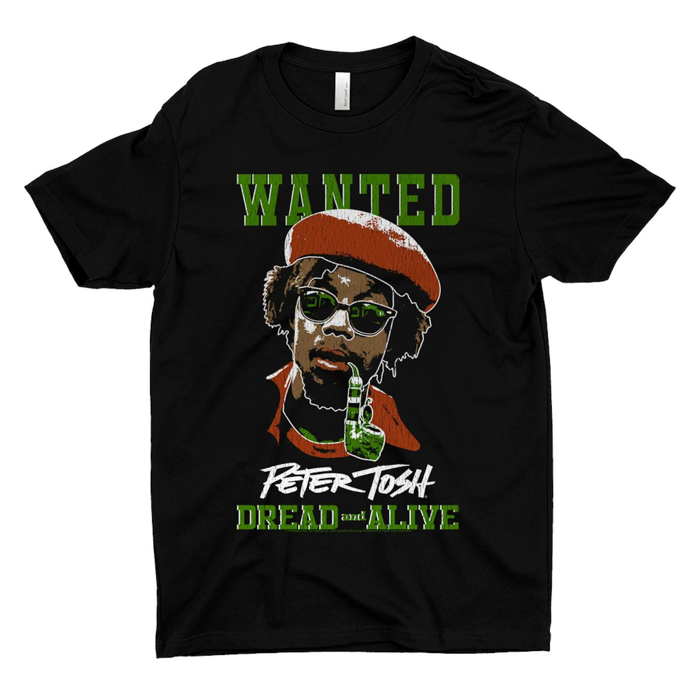 Peter Tosh T-Shirt | Wanted Dread And Live (Merchbar Exclusive) Peter Tosh Shirt
