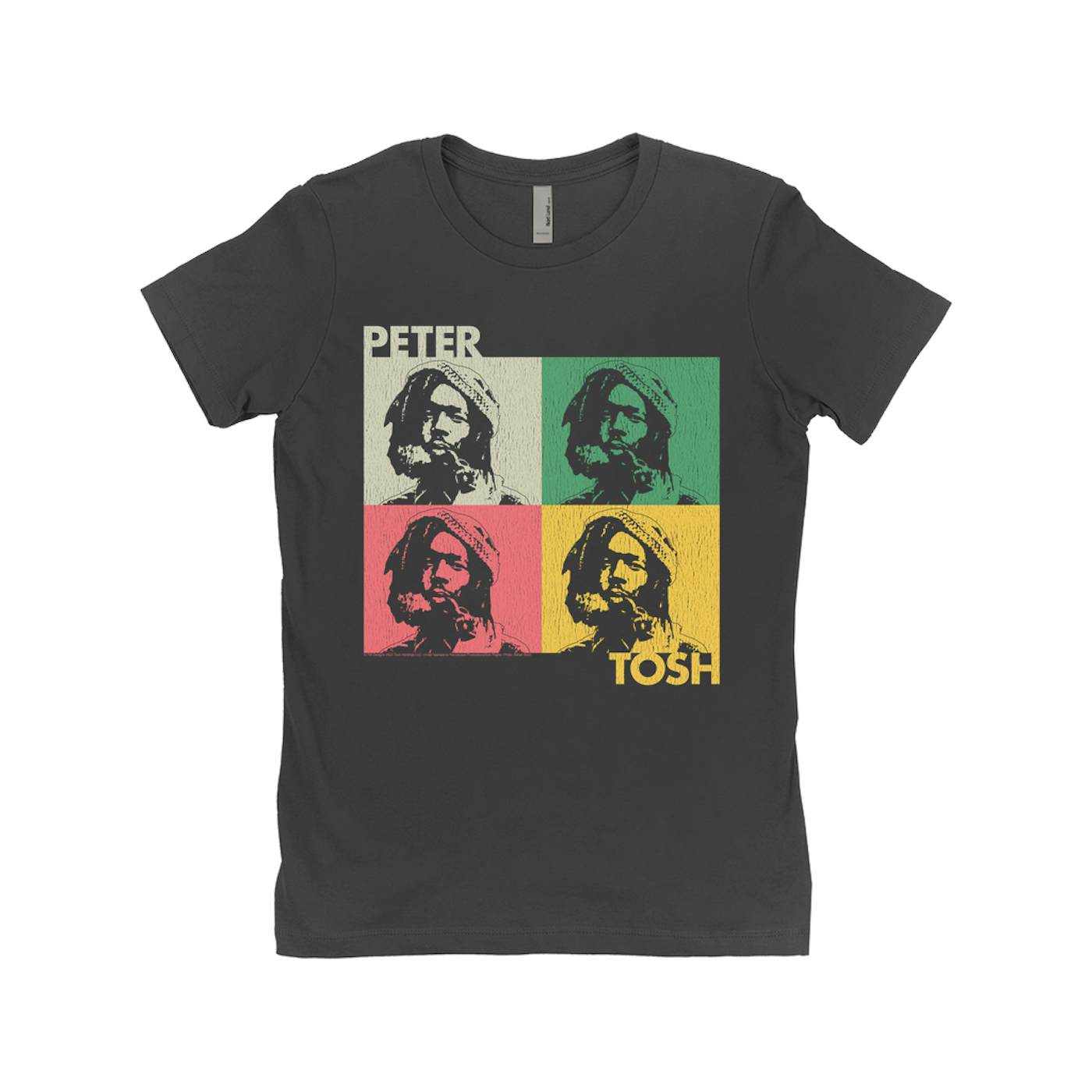 Peter Tosh Ladies' Boyfriend T-Shirt | Rasta Pop Art (Merchbar Exclusive) Peter Tosh Shirt