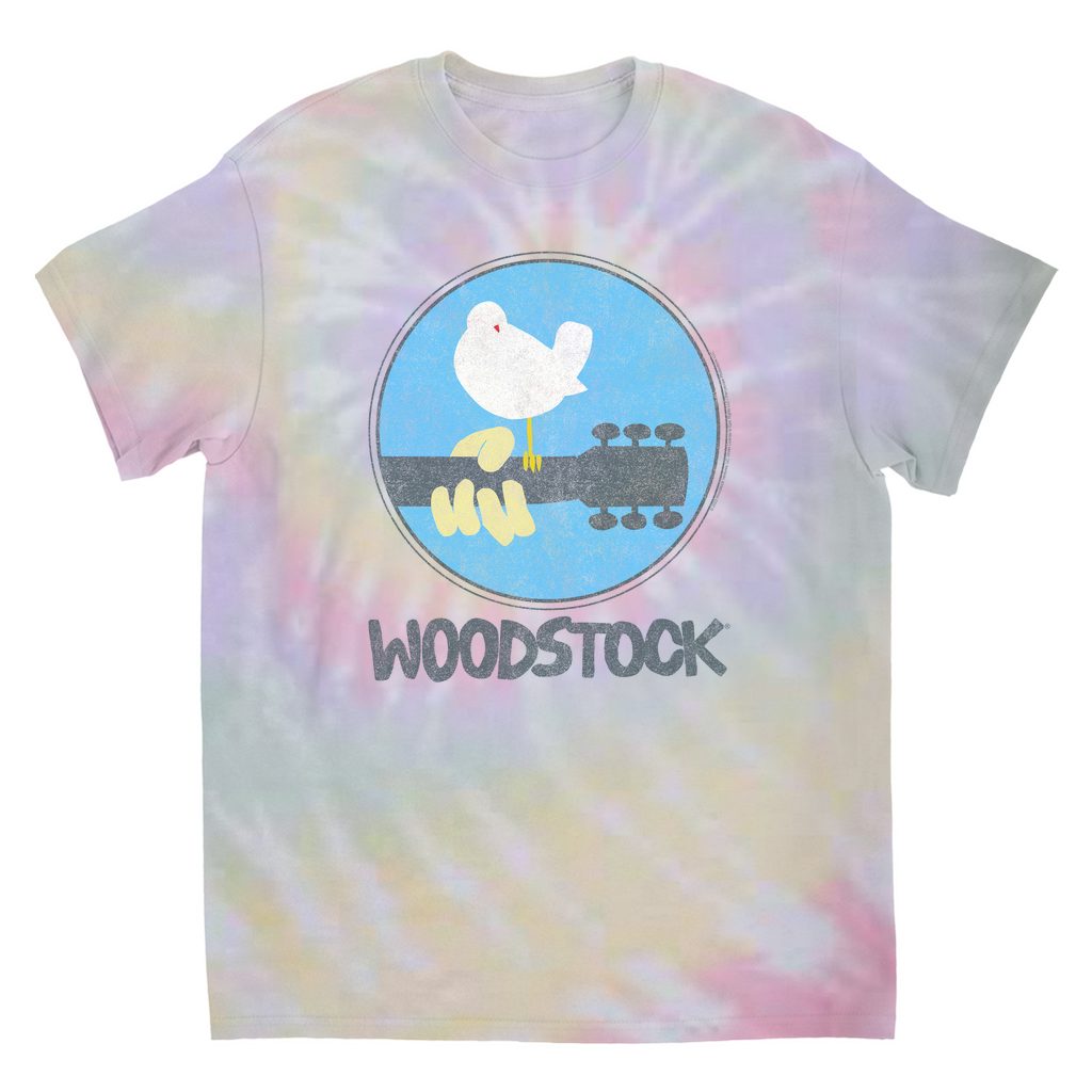 woodstock tie dye shirt