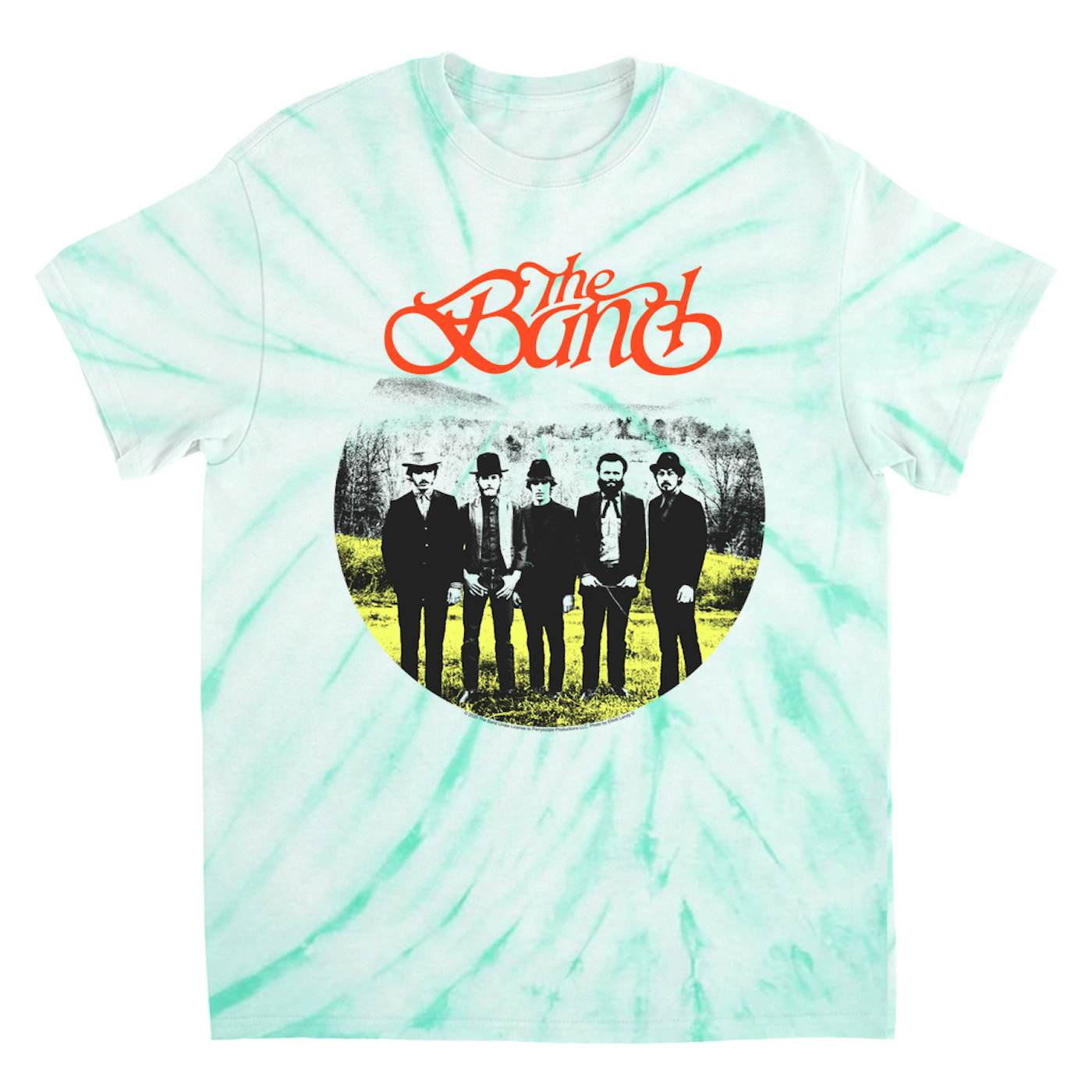 The Band T-Shirt | Group Photo Landscape Design The Band Tie Dye Shirt