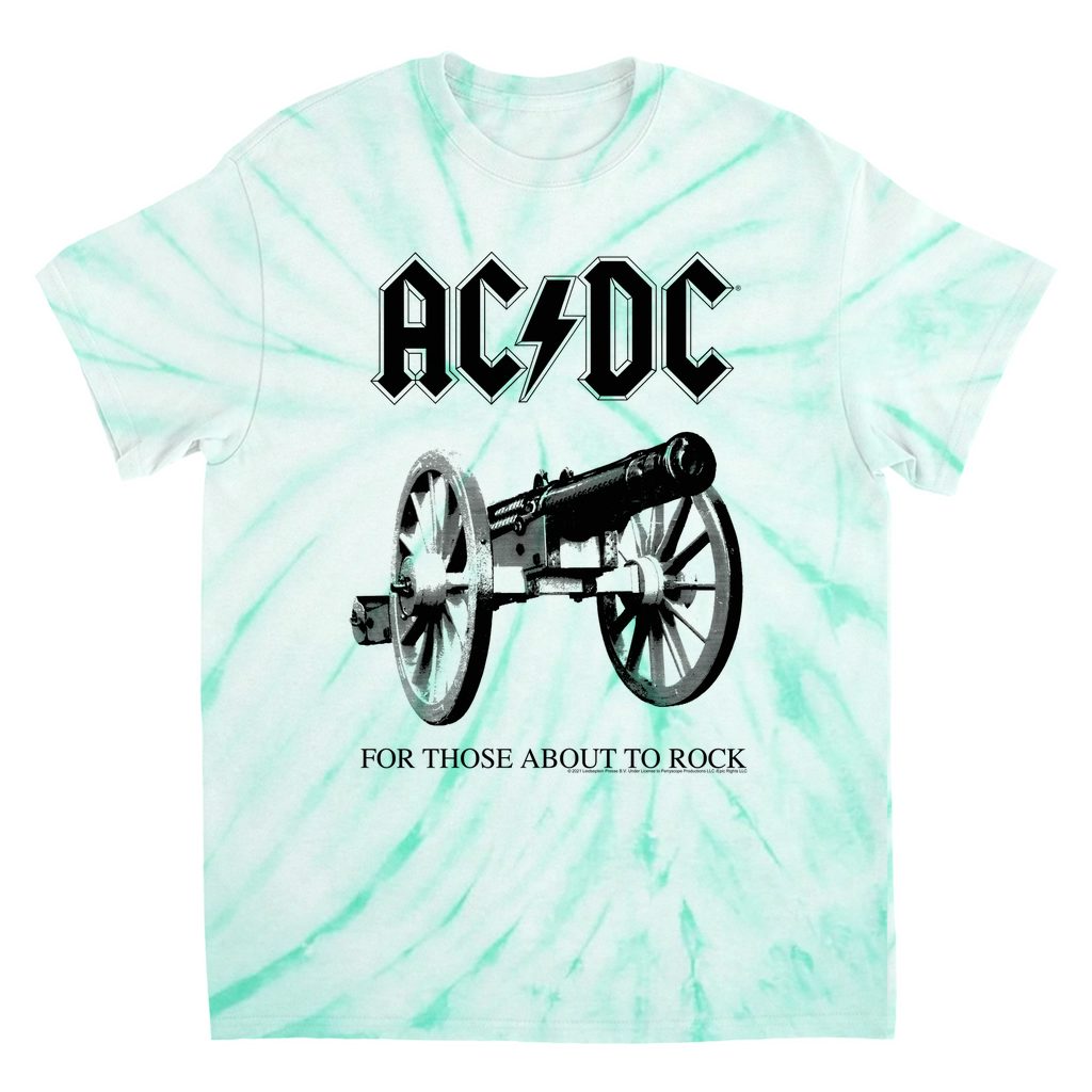 AC/DC T-Shirt | For Those About To Rock Cannon Black Image (Merchbar ...