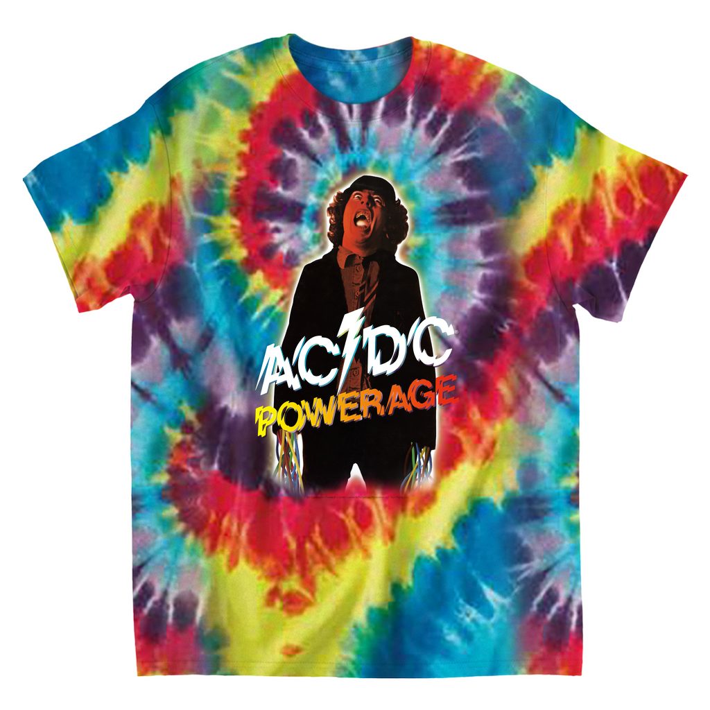 AC/DC T-Shirt | Powerage Album Design (Merchbar Exclusive) Tie Dye Shirt