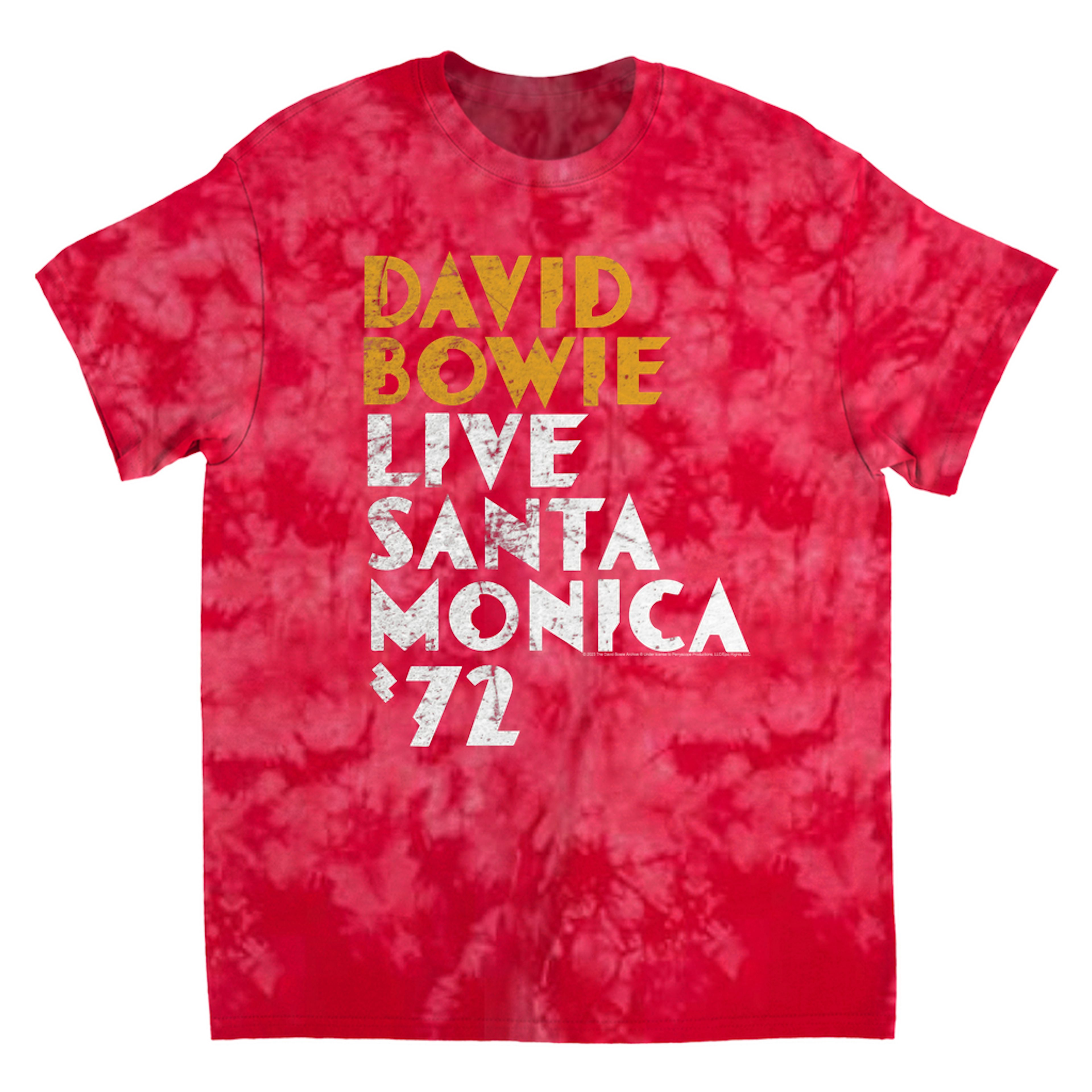 David Bowie TShirt David Bowie Live At Santa Monica 1972 (Merchbar