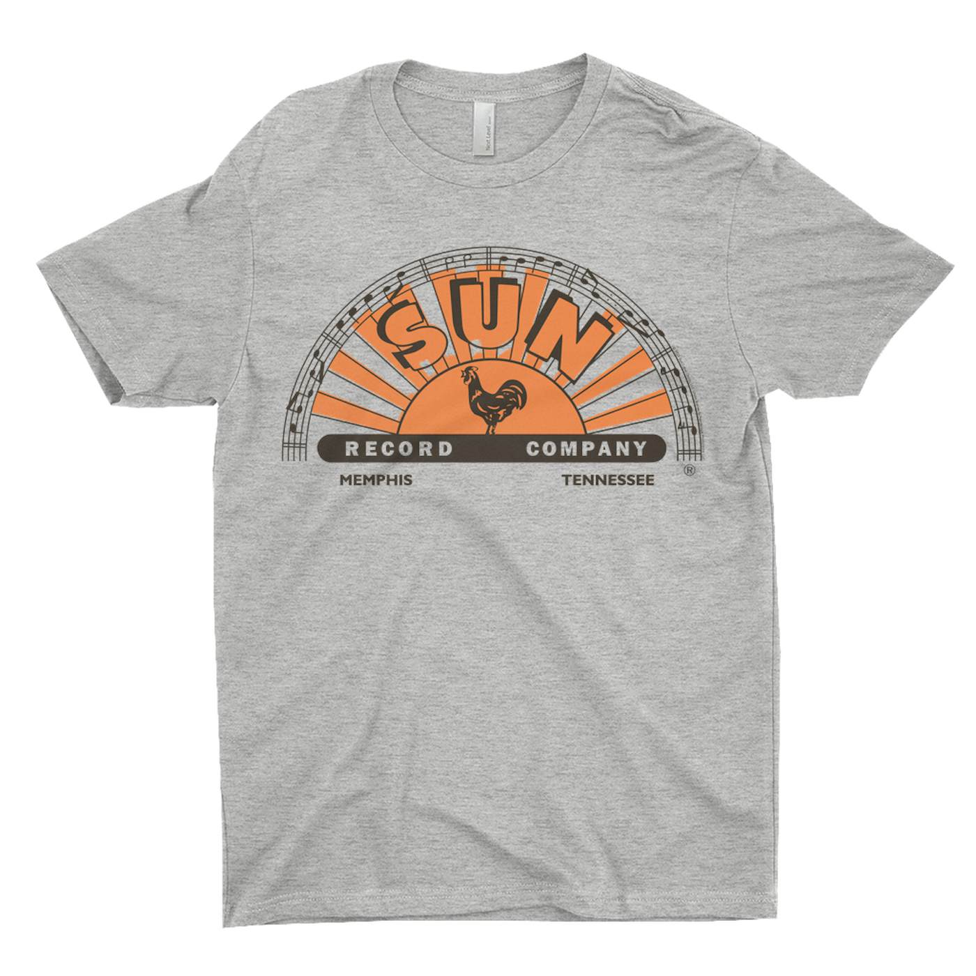 Sun Records T-Shirt | Orange Brown Half Logo Sun Records Shirt
