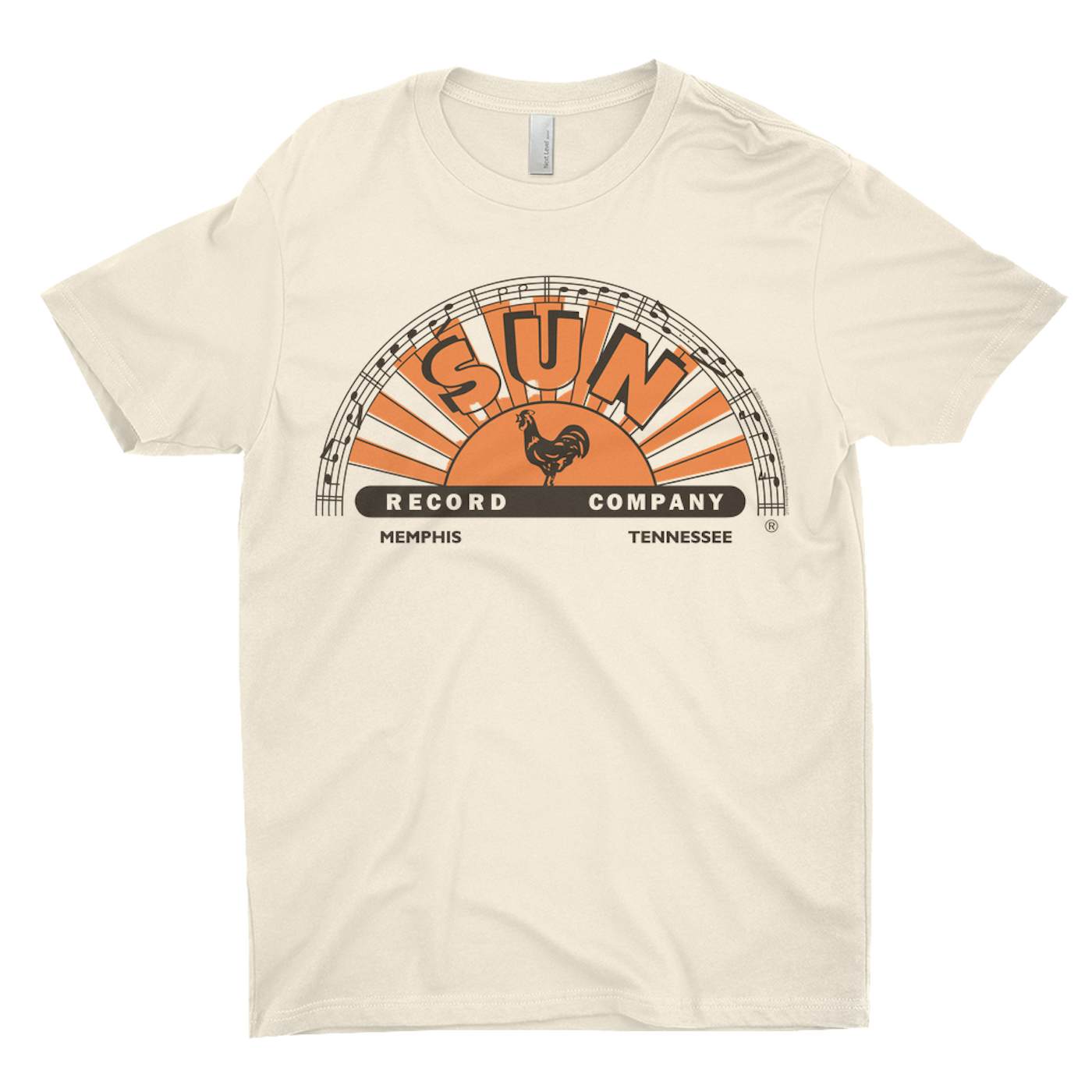 Sun Records T-Shirt | Orange Brown Half Logo Sun Records Shirt
