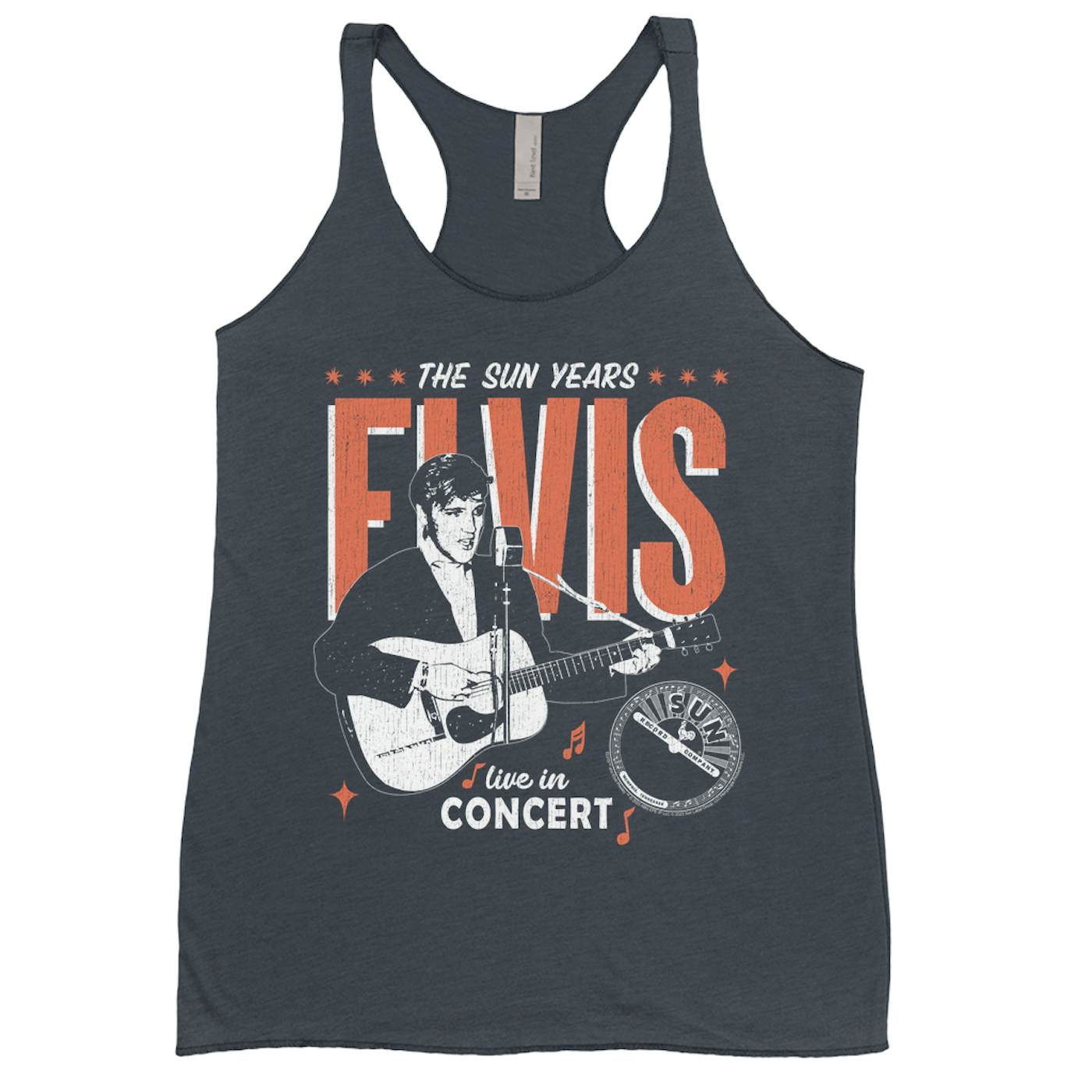 Sun Records Ladies' Tank Top | Elvis Presley The Sun Years Live In Concert (Merchbar Exclusive) Sun Records Shirt