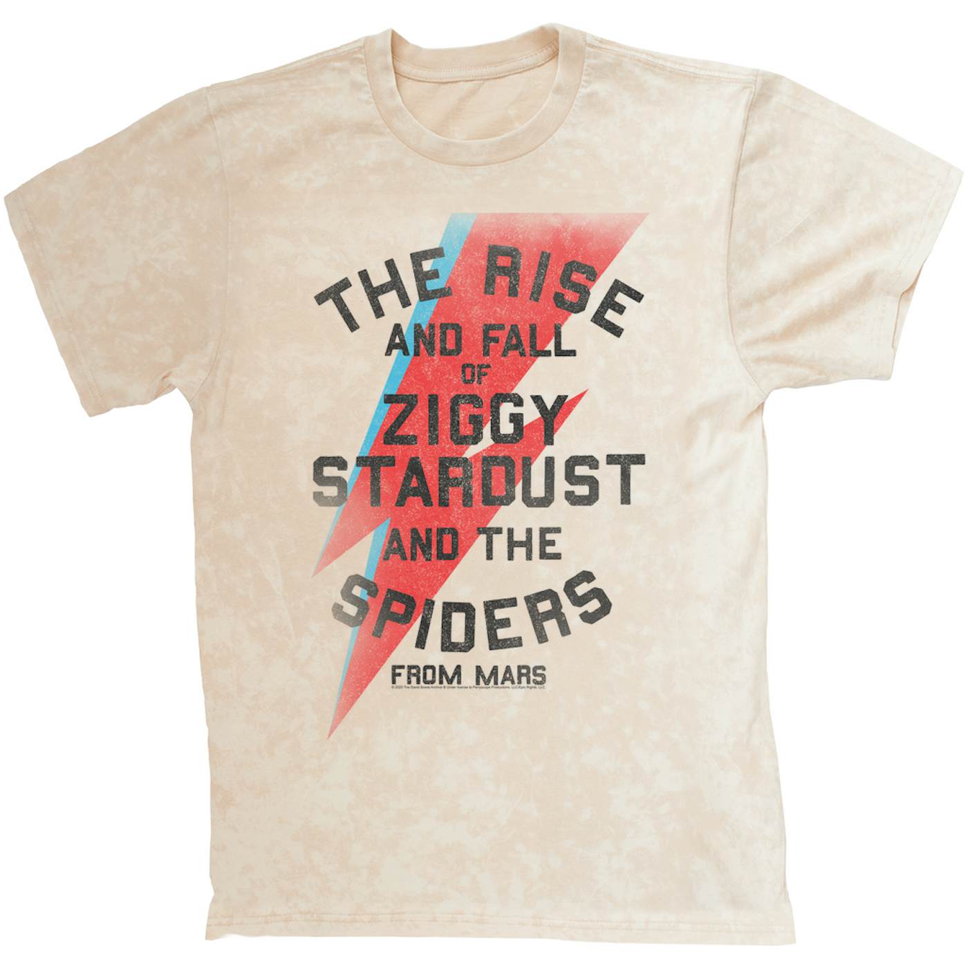 David Bowie T-Shirt  Red, White, Blue Ziggy Stardust And The Spiders From  Mars (Merchbar Exclusive) David Bowie Football Shirt