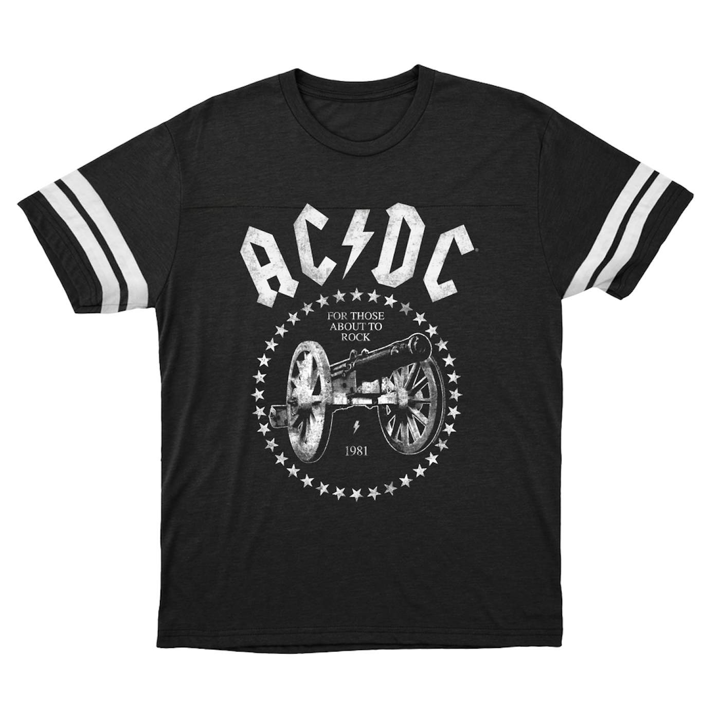 AC/DC T-Shirt | For Those About To Rock 1981 (Merchbar Exclusive) ACDC Football Shirt