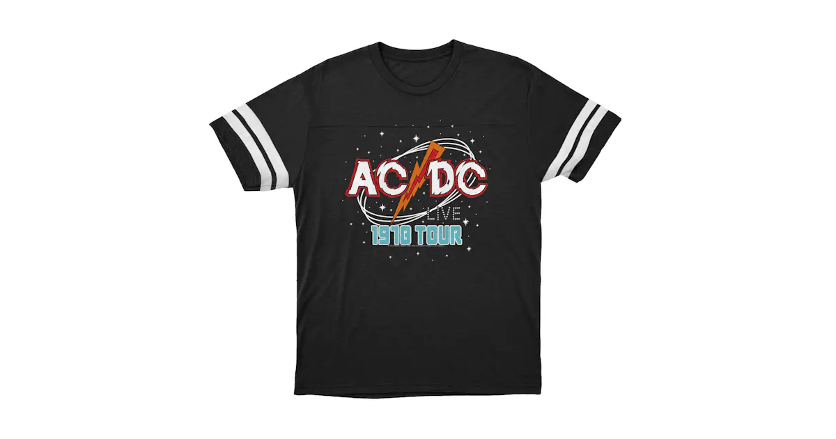 AC/DC T-Shirt | Red Universe 1978 Tour Design (Merchbar Exclusive ...