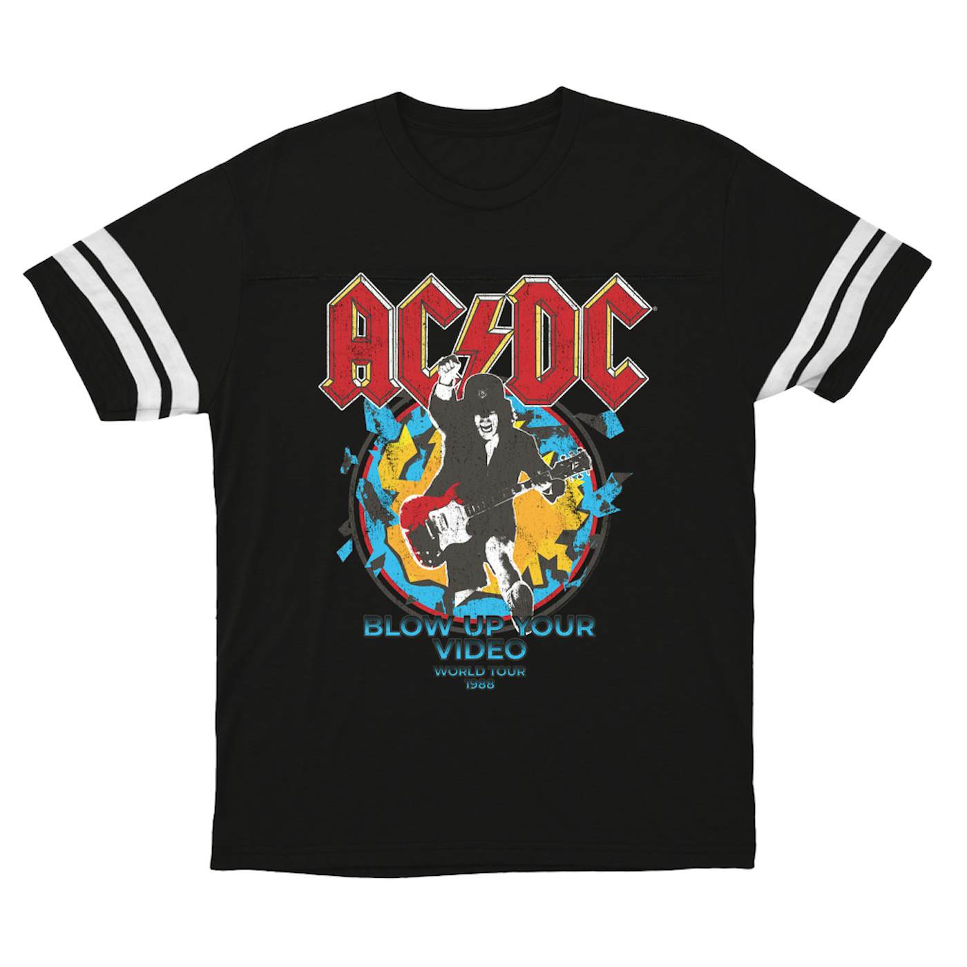 ACDC DODGER STADIUM BASEBALL JERSEY SHIRT * Limited SOLD OUT ROCK OR BUST  TOUR