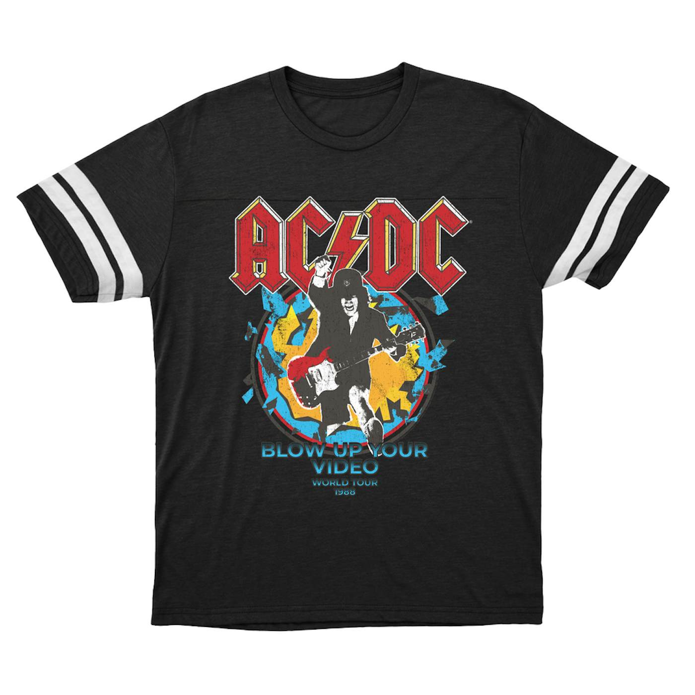 ACDC DODGER STADIUM BASEBALL JERSEY SHIRT * Limited SOLD OUT ROCK OR BUST  TOUR