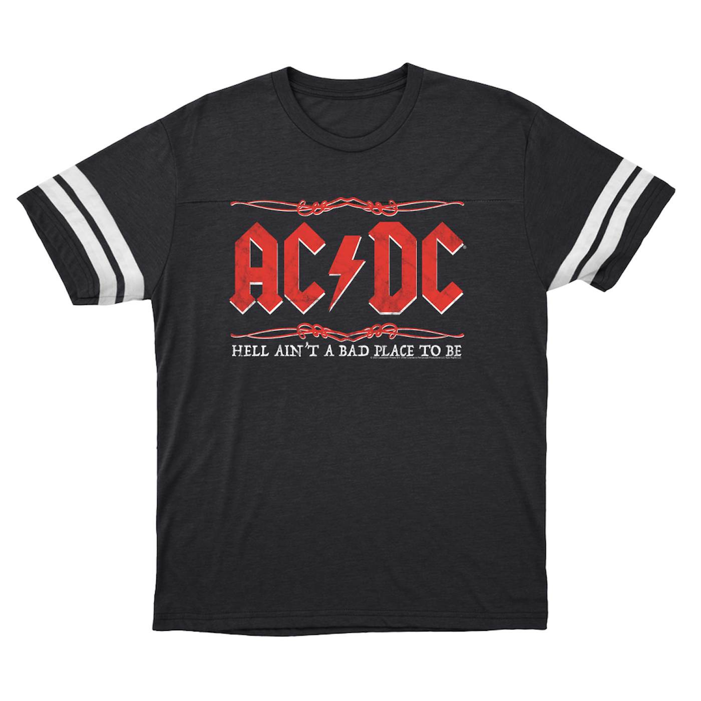 AC/DC T-Shirt | Hell Ain't A Bad Place To Be ACDC Football Shirt