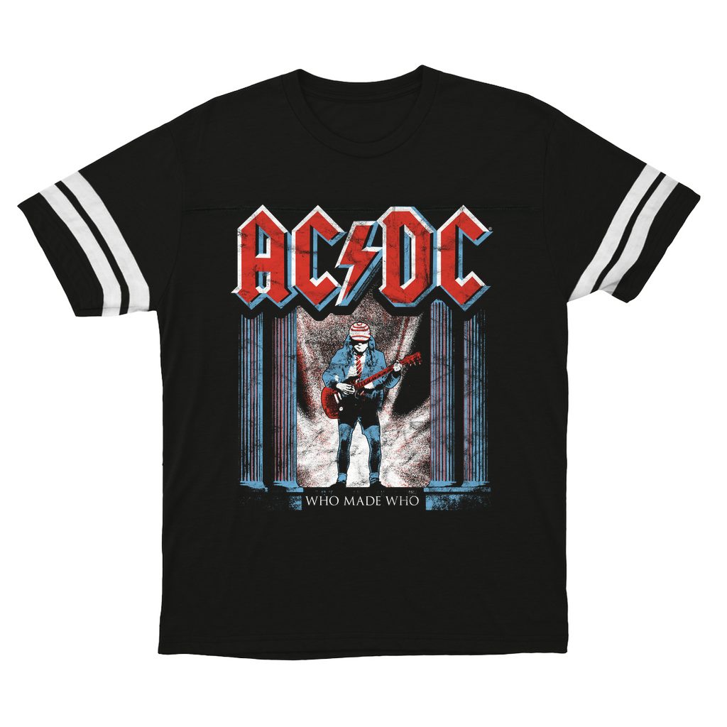 AC/DC T-Shirt | Who Made Who Red, White, Blue (Merchbar Exclusive ...