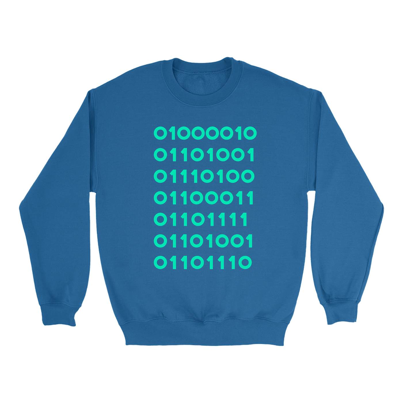 Pop Culture Sweatshirt Binary Bitcoin Inspired By Silicon Valley