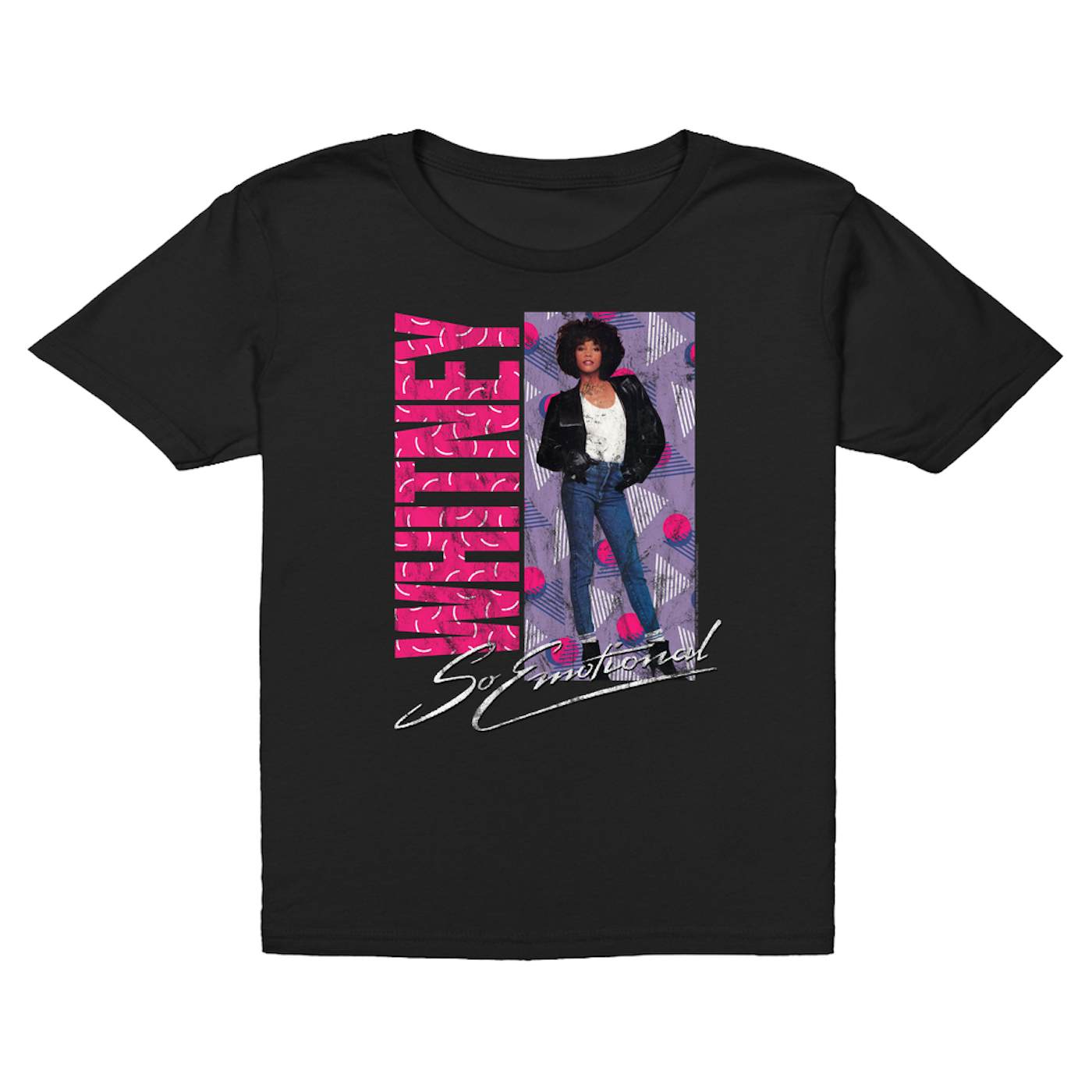 whitney houston so emotional t shirt