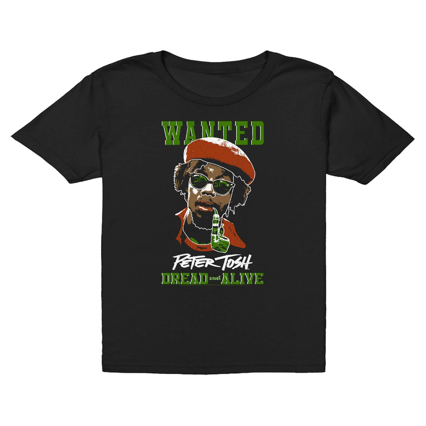 Peter Tosh Kids T-Shirt | Wanted Dread And Live (Merchbar Exclusive) Peter Tosh Kids T-Shirt