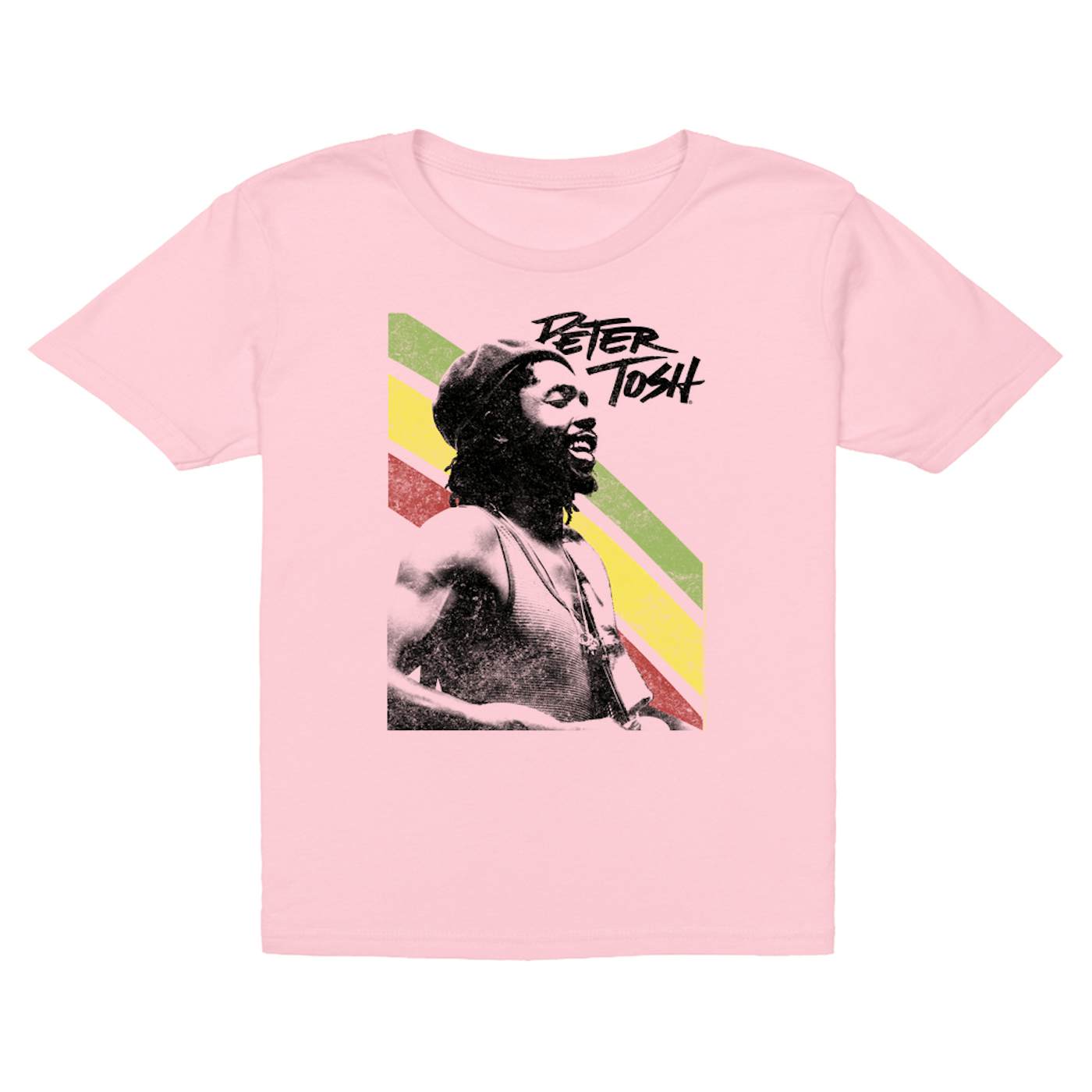 Peter Tosh Kids T-Shirt | Traditional Rasta Stripes Peter Tosh Kids T-Shirt