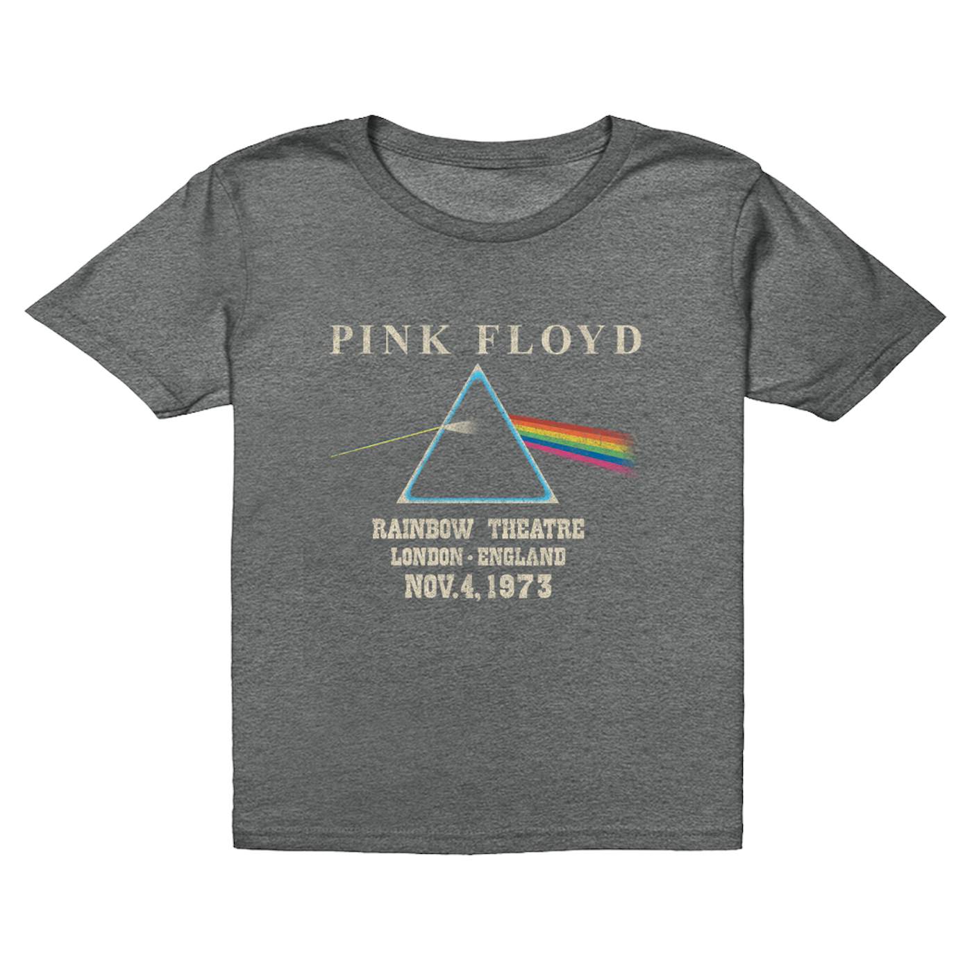 Pink Floyd Kids T-Shirt | Rainbow Theatre 1973 Distressed Pink Floyd Kids T-Shirt