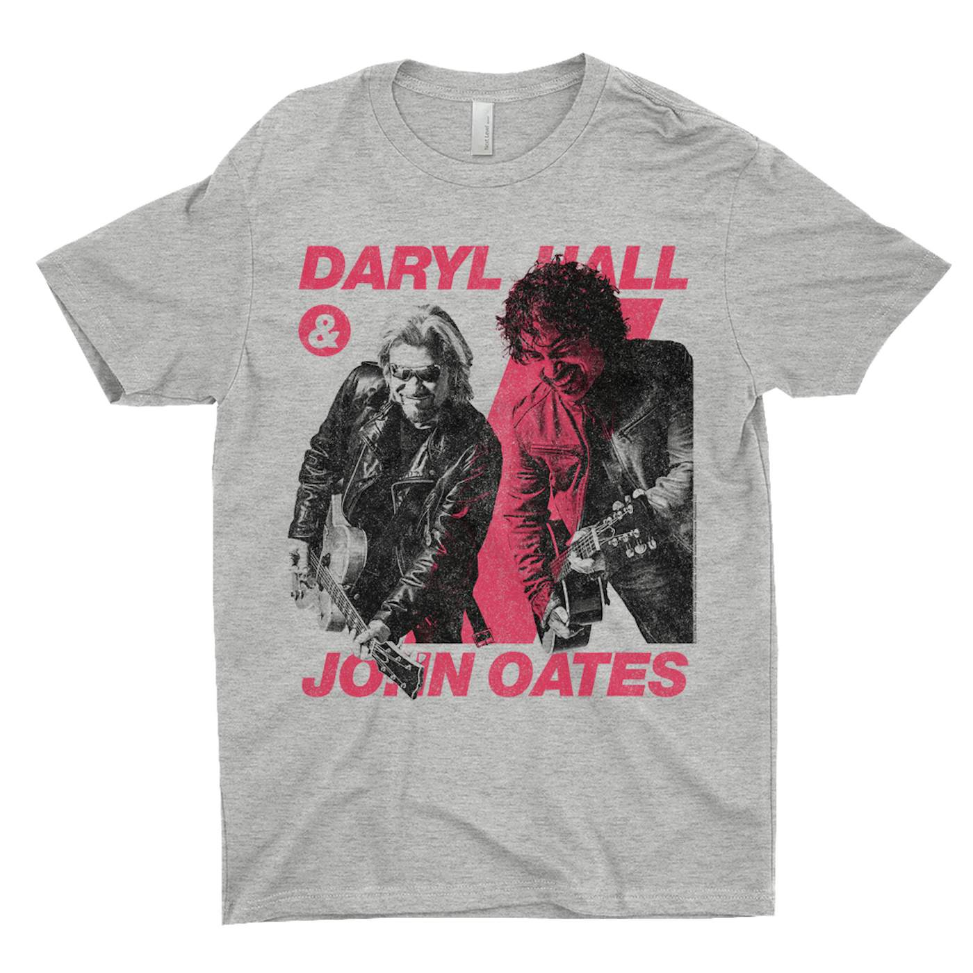 Daryl Hall & John Oates T-Shirt | Pink Line Image Hall & Oates Shirt