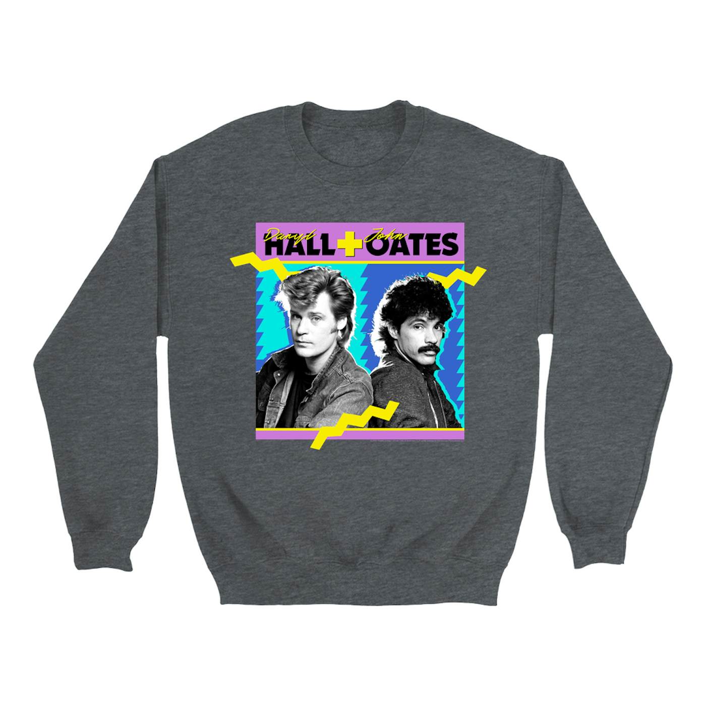 Daryl Hall & John Oates Sweatshirt | Zig Zag Design Hall & Oates Sweatshirt