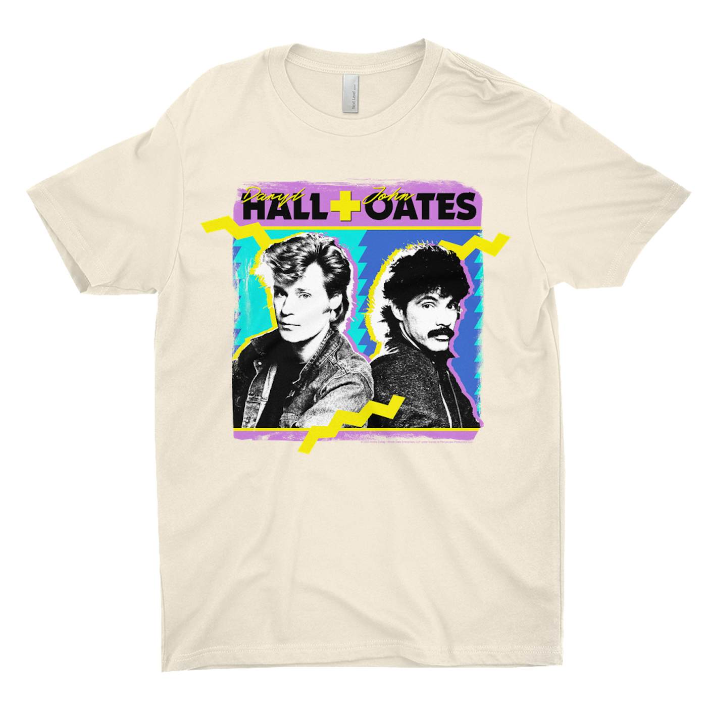 Daryl Hall & John Oates T-Shirt | Zig Zag Design Distressed Hall & Oates Shirt