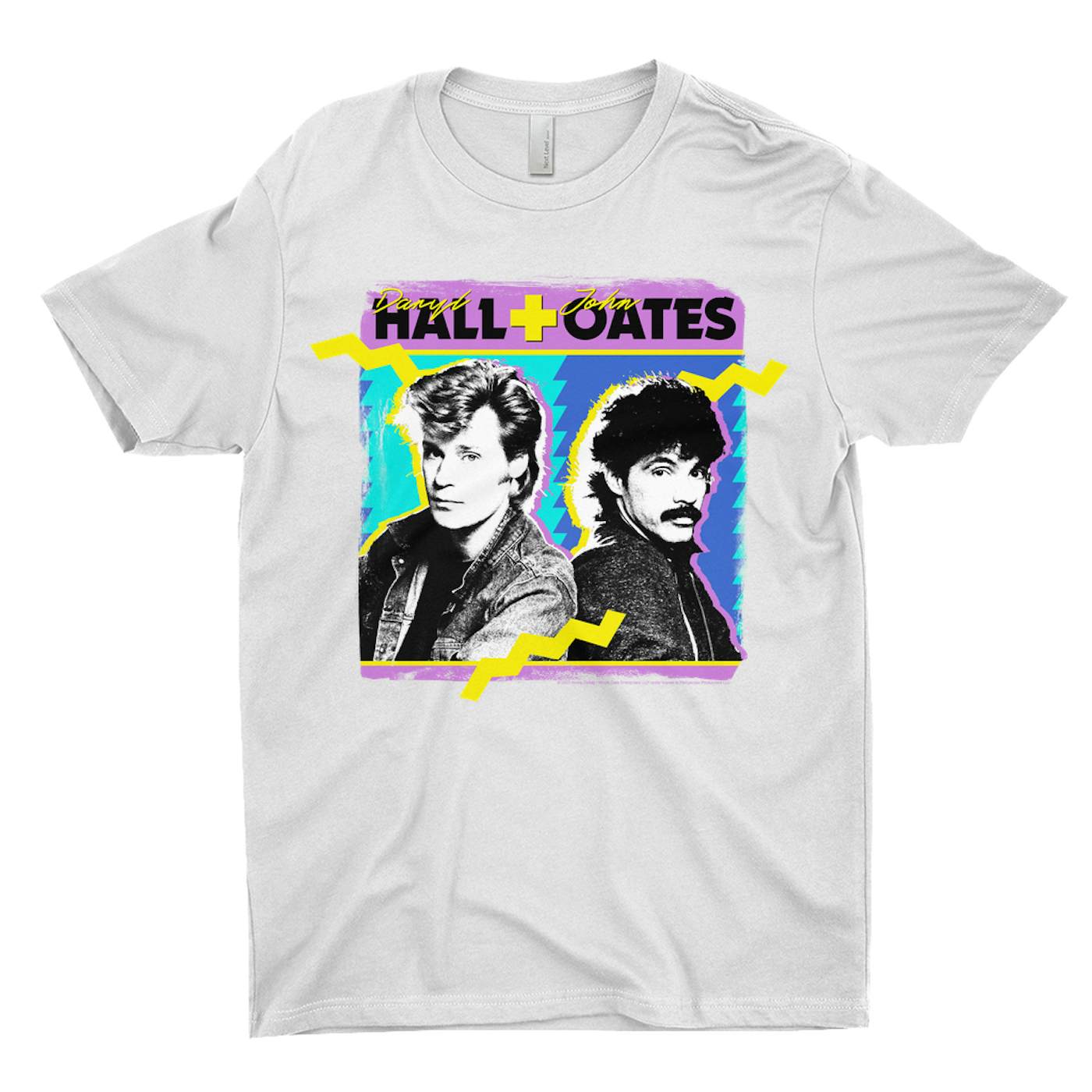 Daryl Hall & John Oates T-Shirt | Zig Zag Design Distressed Hall & Oates Shirt