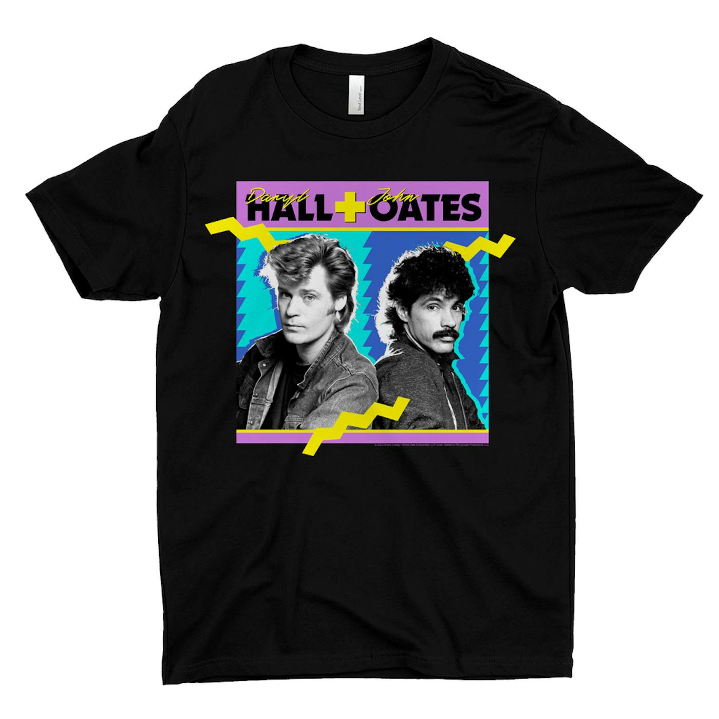 Daryl Hall & John Oates T-Shirt | Zig Zag Design Hall & Oates Shirt
