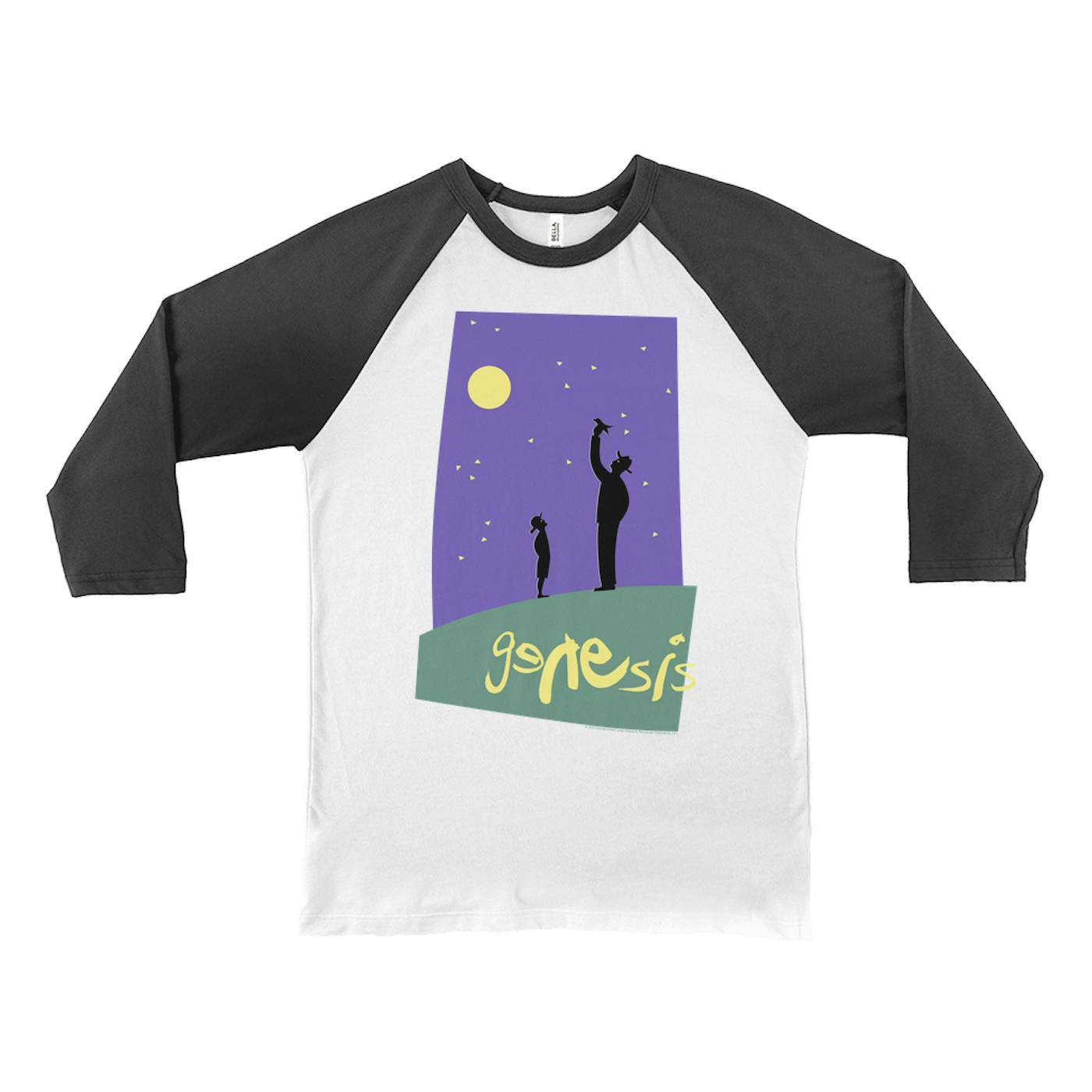 Genesis 3/4 Sleeve Baseball Tee | 1992 We Can't Dance Tour Live Genesis Shirt